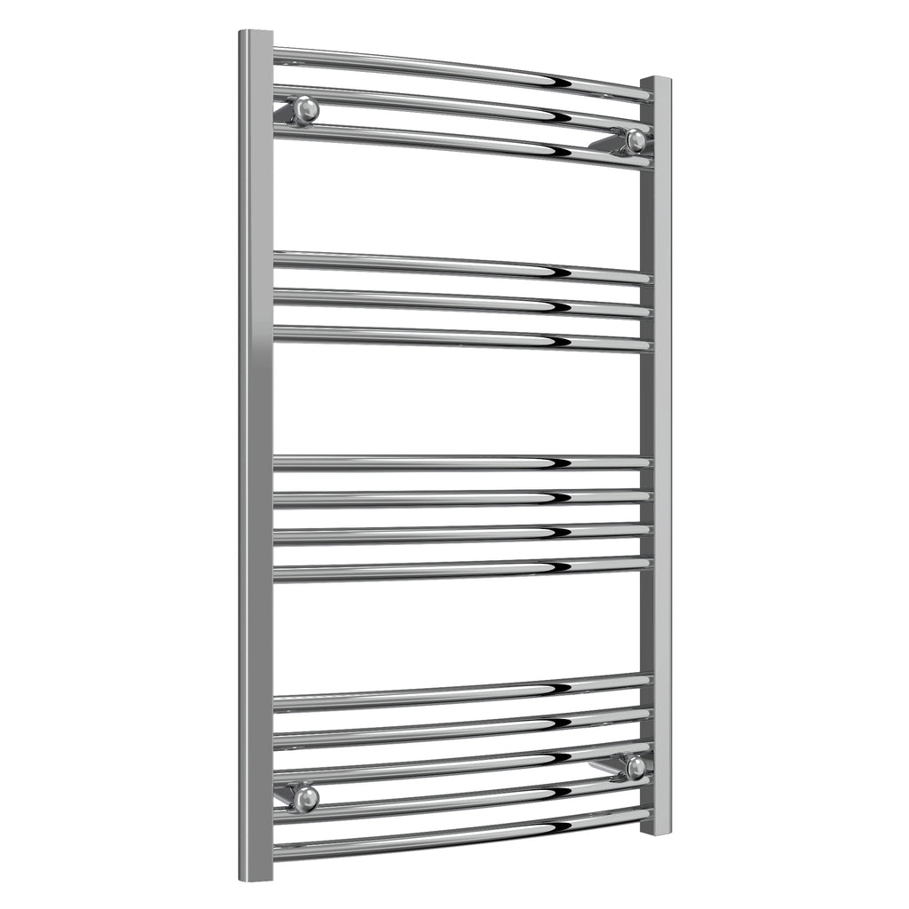 Diva Reina Designer Chrome Curved Towel Rail Radiator