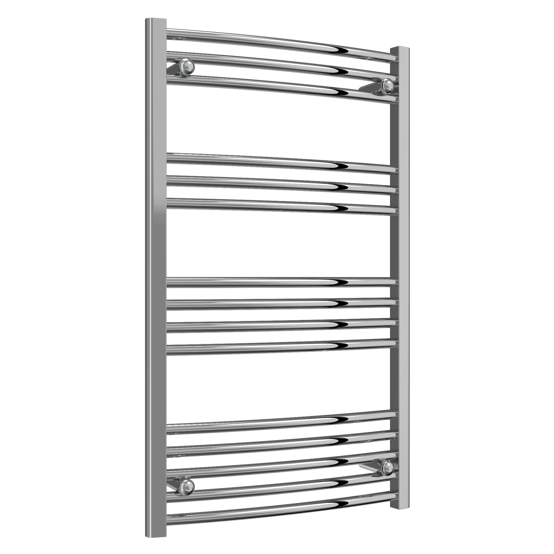 Diva Reina Designer Chrome Curved Towel Rail Radiator