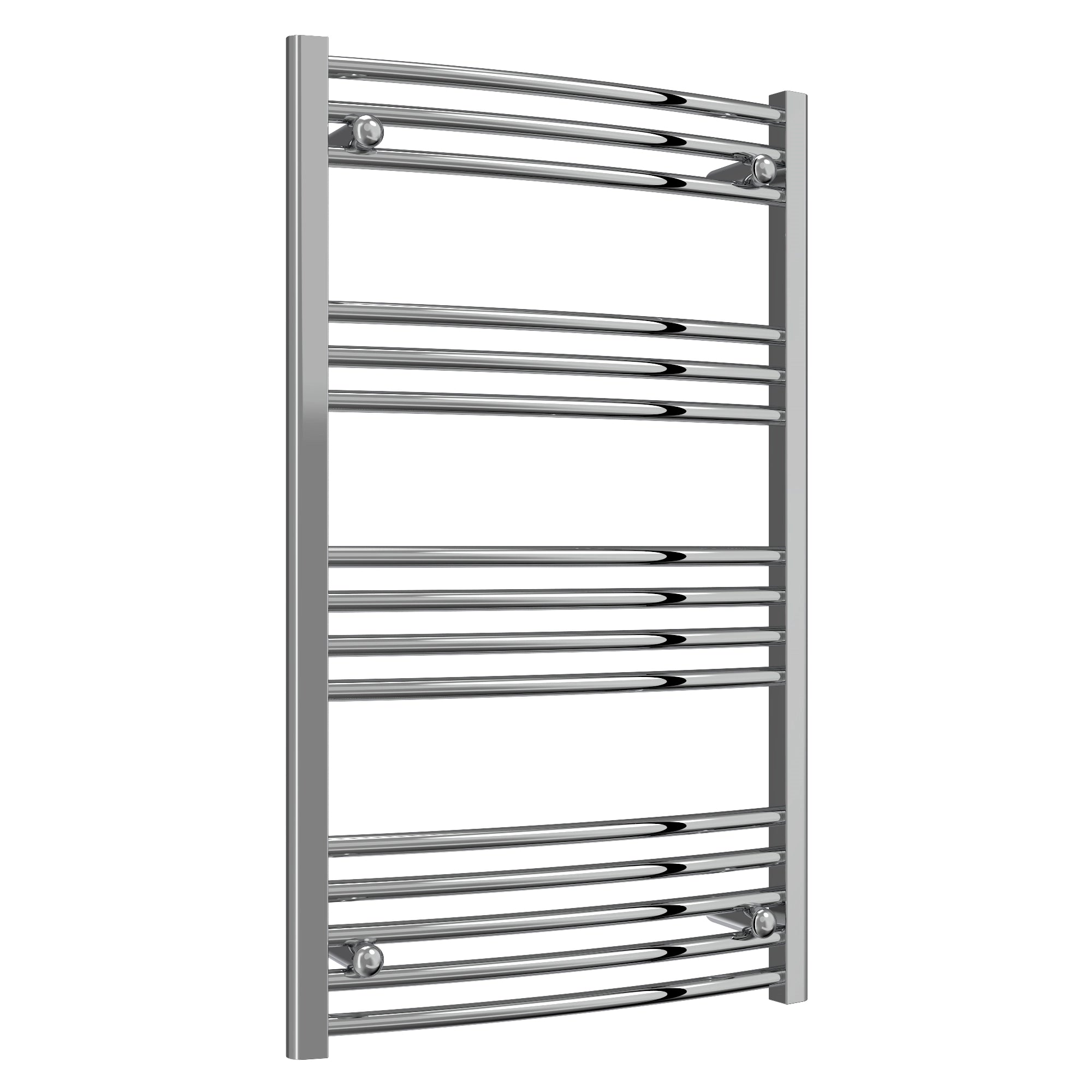 Diva Reina Designer Chrome Curved Towel Rail Radiator