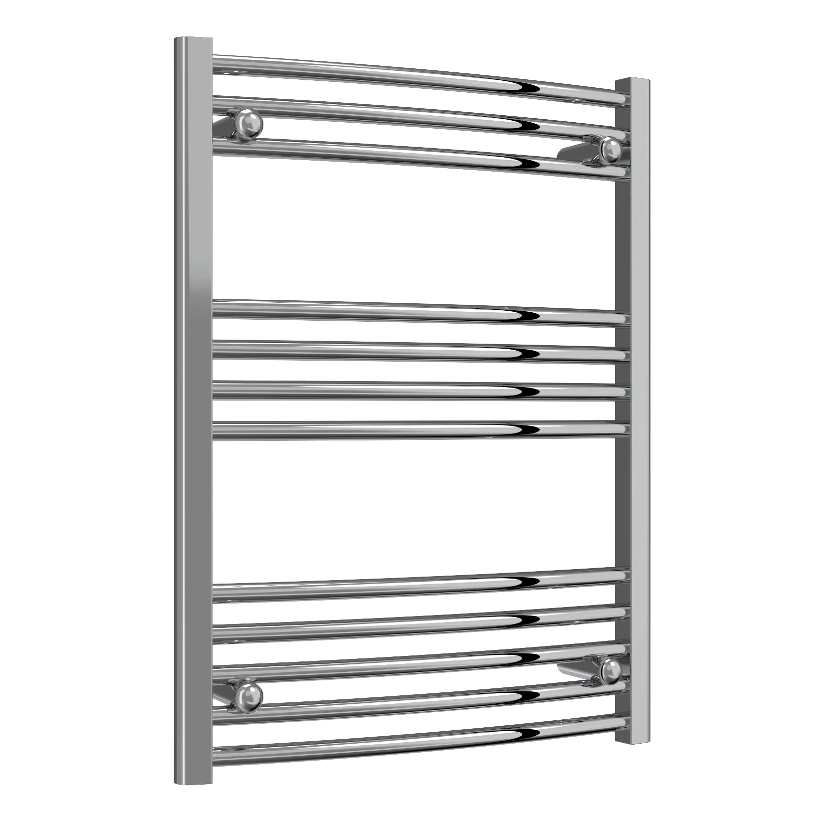 Diva Reina Designer Chrome Curved Towel Rail Radiator