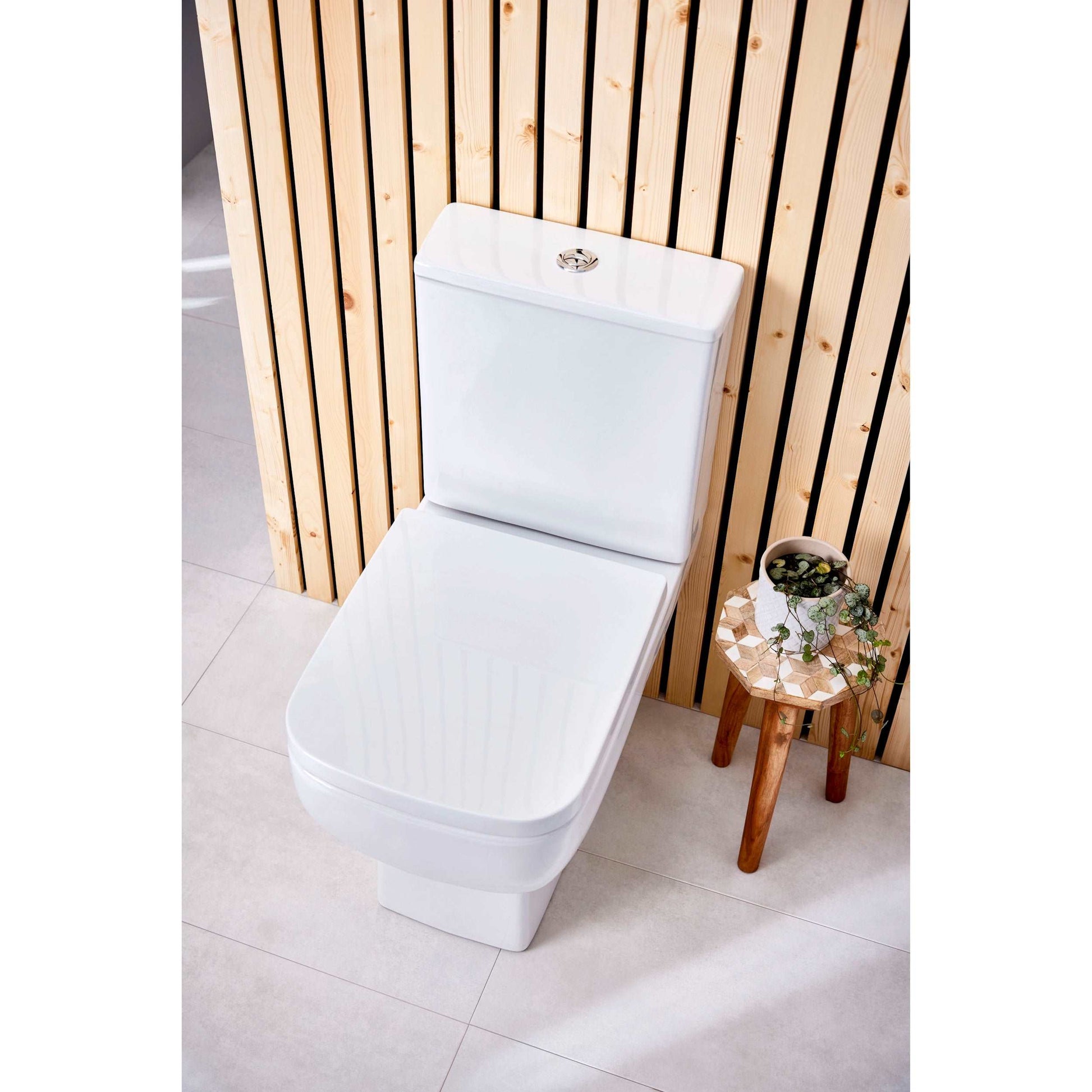 Choices 600 Open Back Pan & Soft Close Toilet Seat