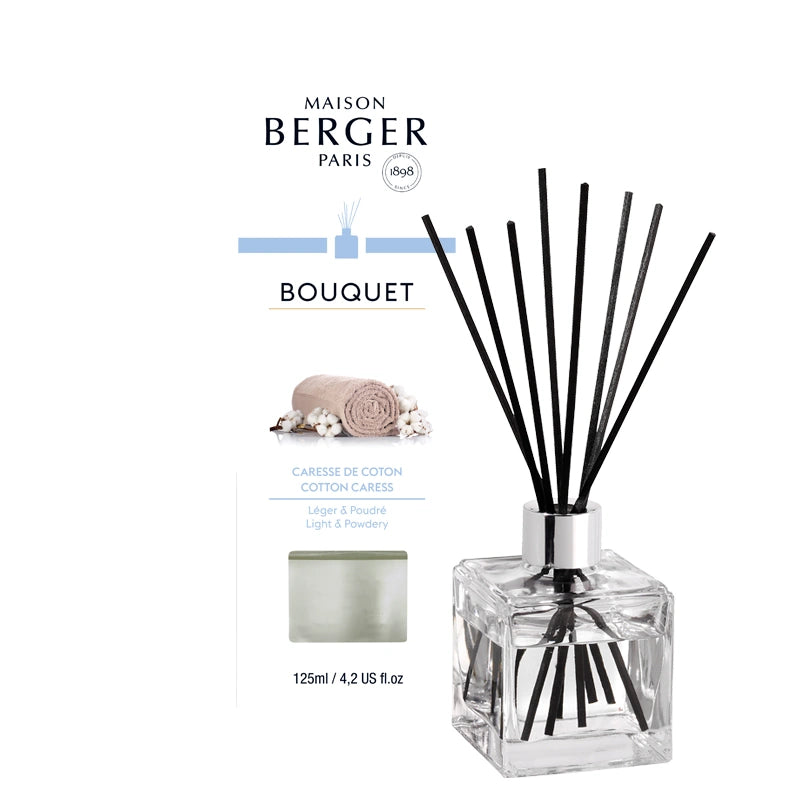 Cotton Caress Clear Cube Scented Bouquet Diffuser