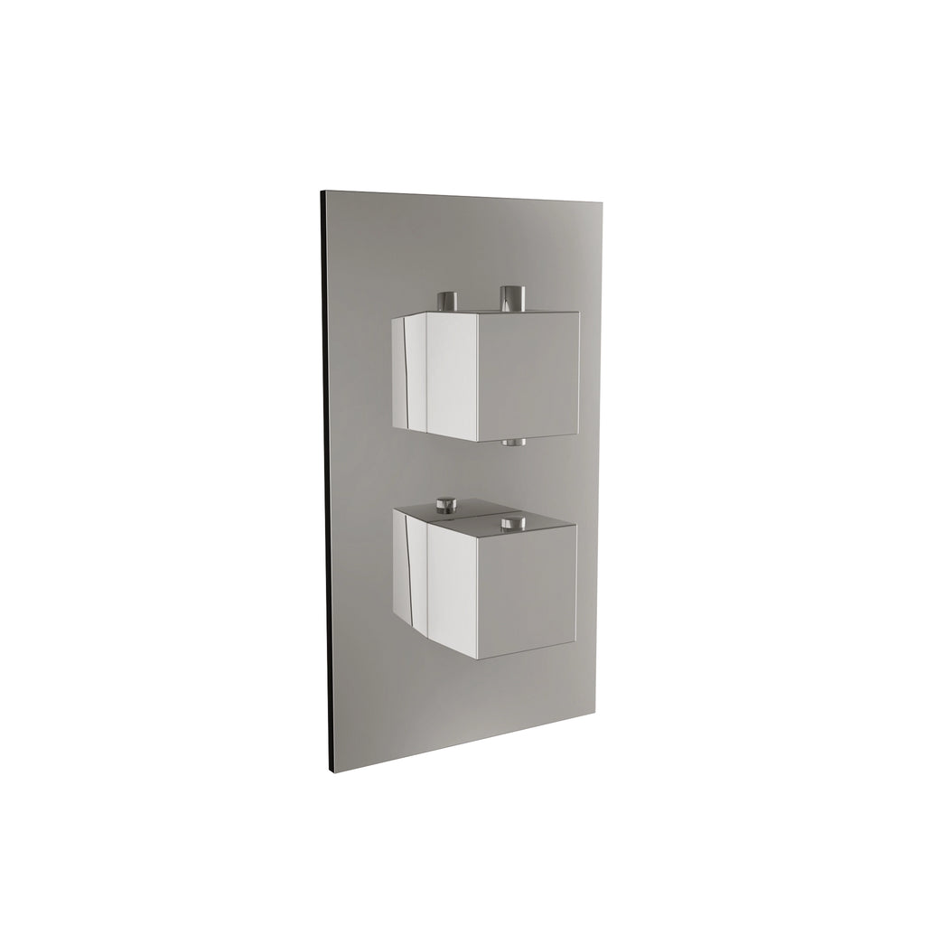 Chrome Square Handle Thermostatic Concealed Shower Valve