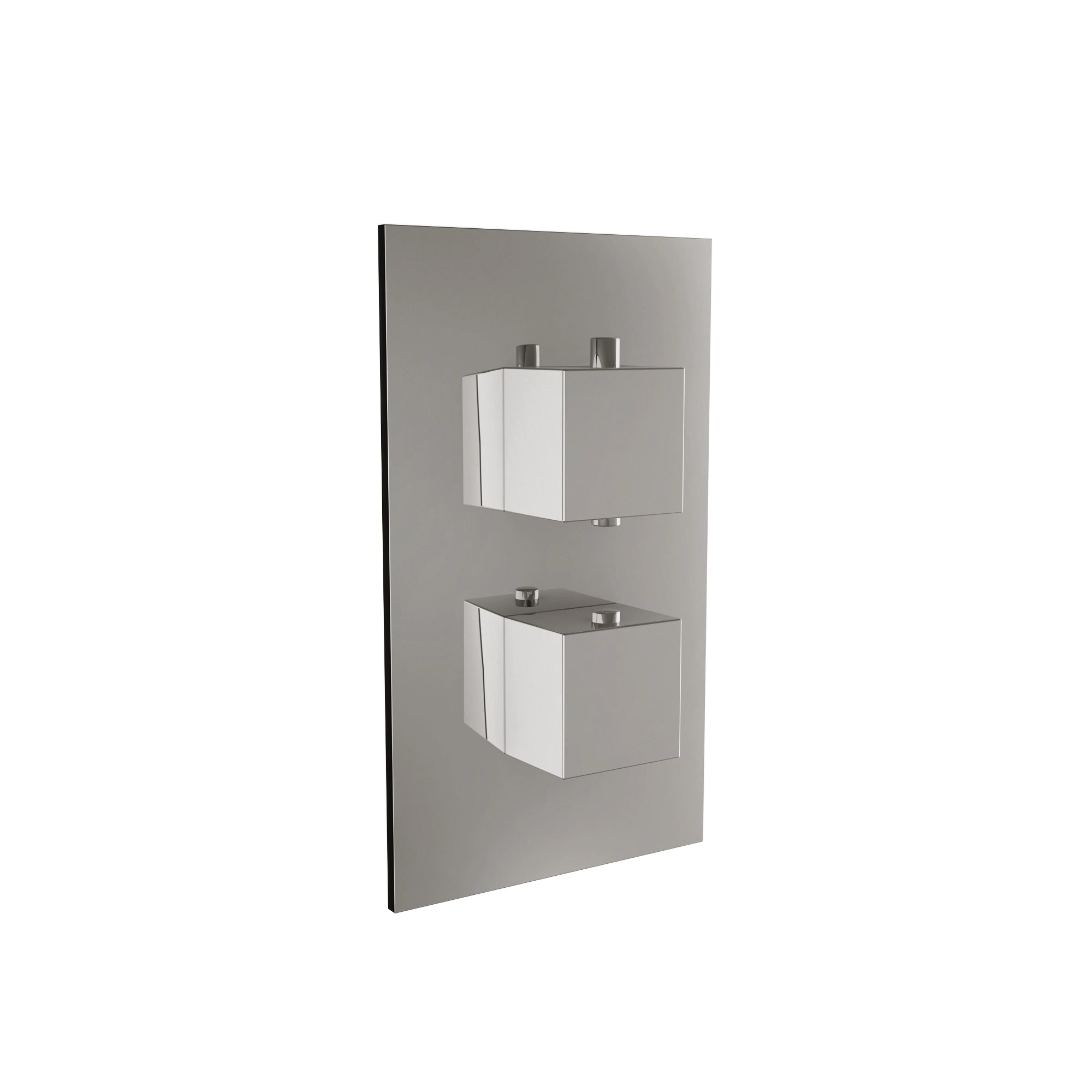 Chrome Square Handle Thermostatic Concealed Shower Valve