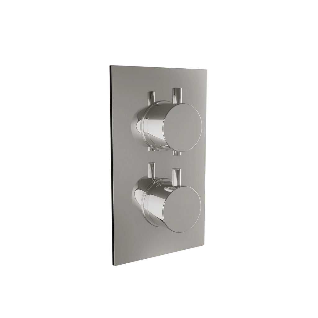 Chrome Oval Handle Thermostatic Concealed Shower Valve