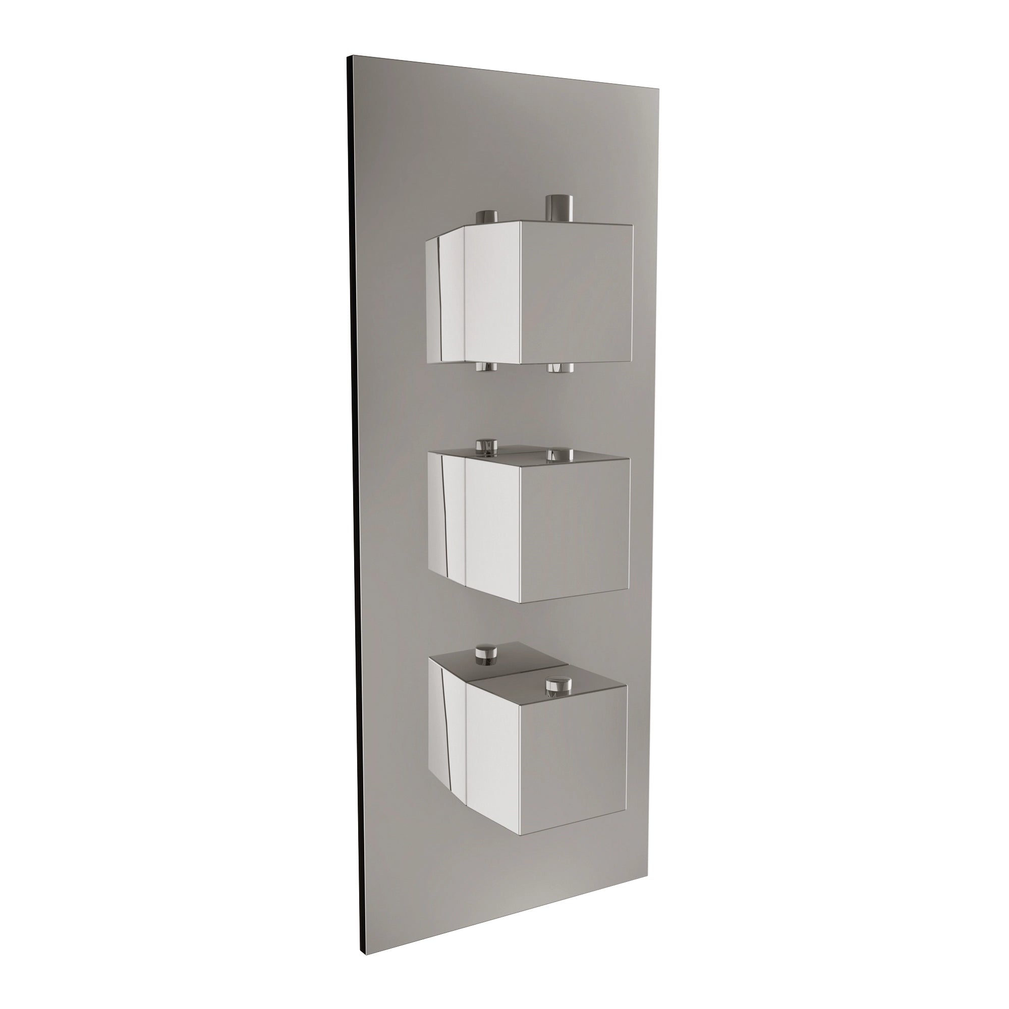 Chrome Square Handle Thermostatic Concealed Shower Valve