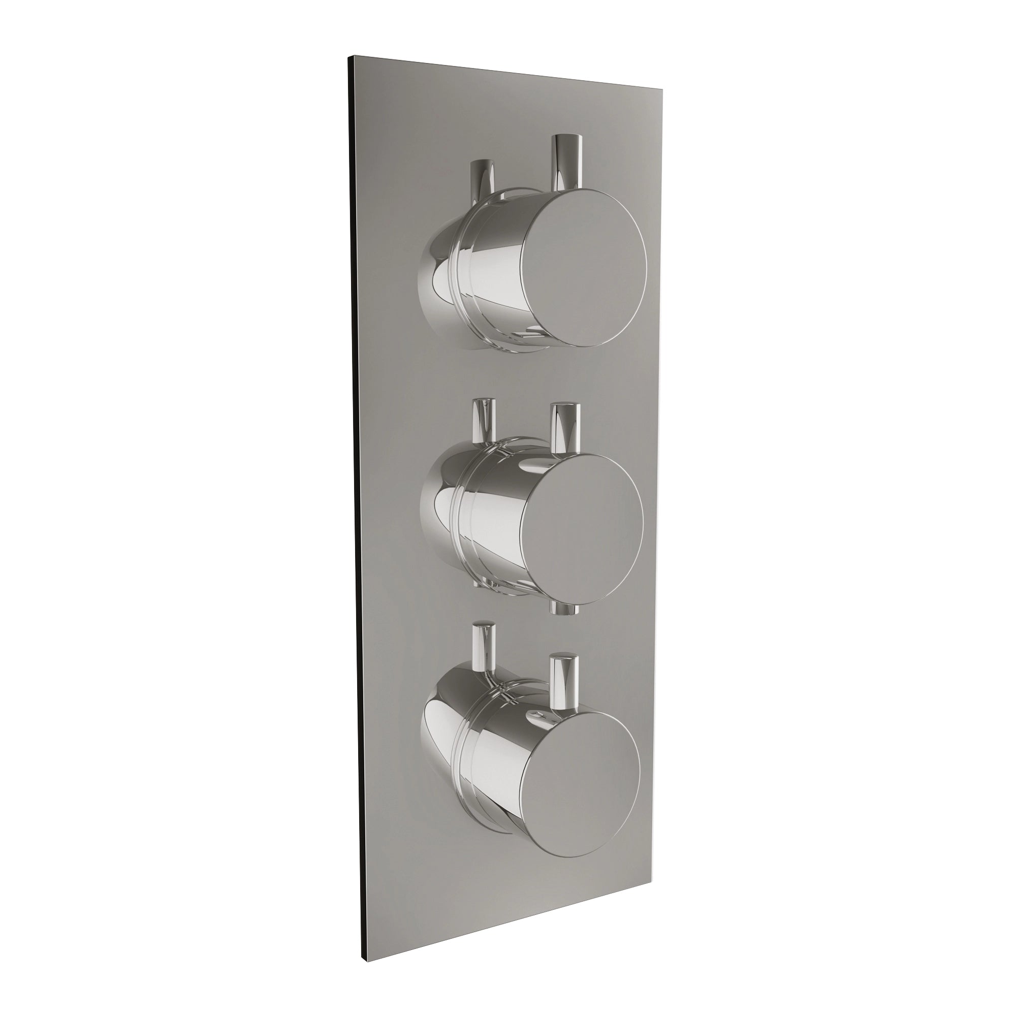 Chrome Oval Handle Thermostatic Concealed Shower Valve