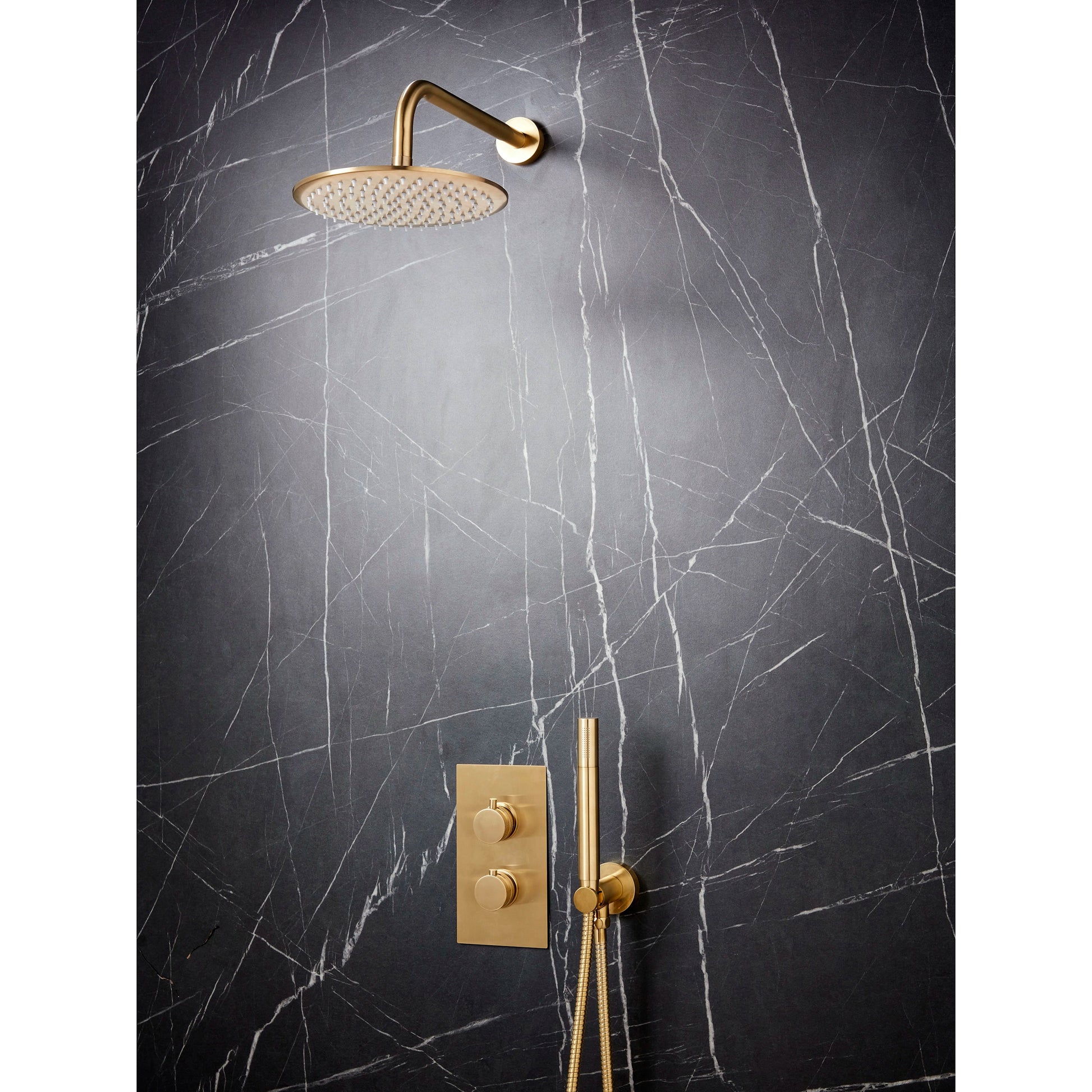 Core Round Handle and Handset Shower Set