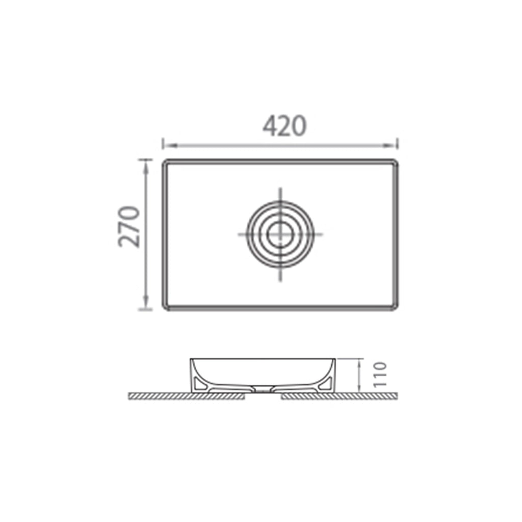 Stance Counter Top Basin