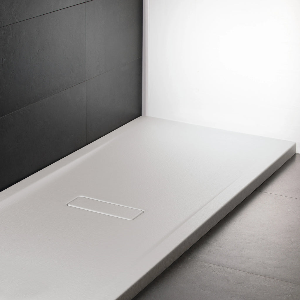 Custom Touch Rectangle Slim Anti-Slip Shower Tray