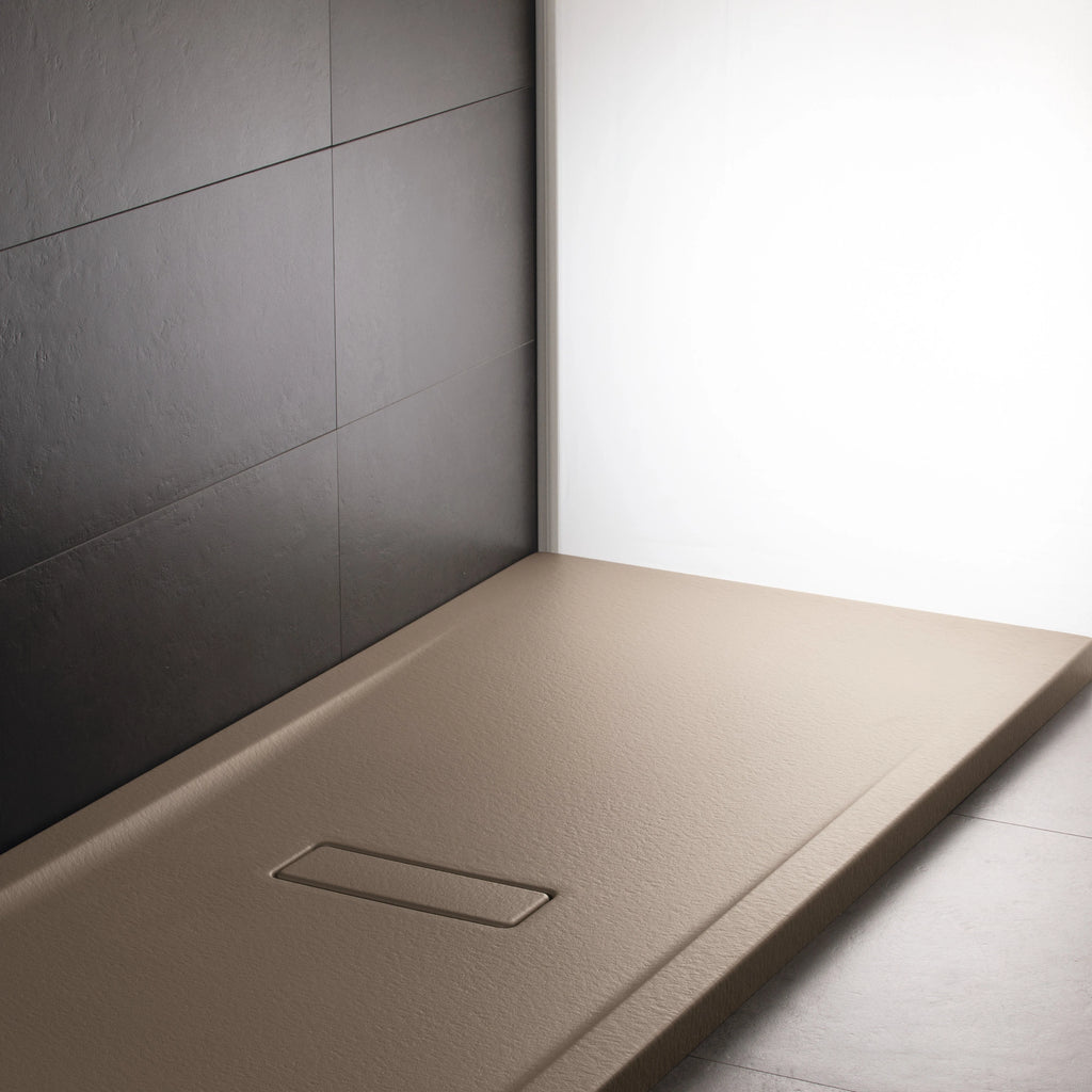 Custom Touch Rectangle Slim Anti-Slip Shower Tray