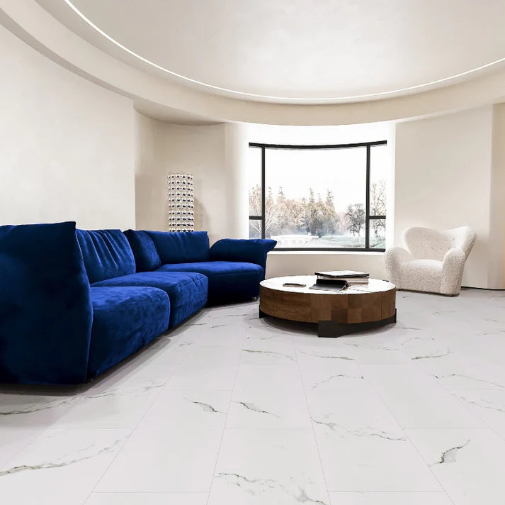 Carrara Marble SPC Flooring