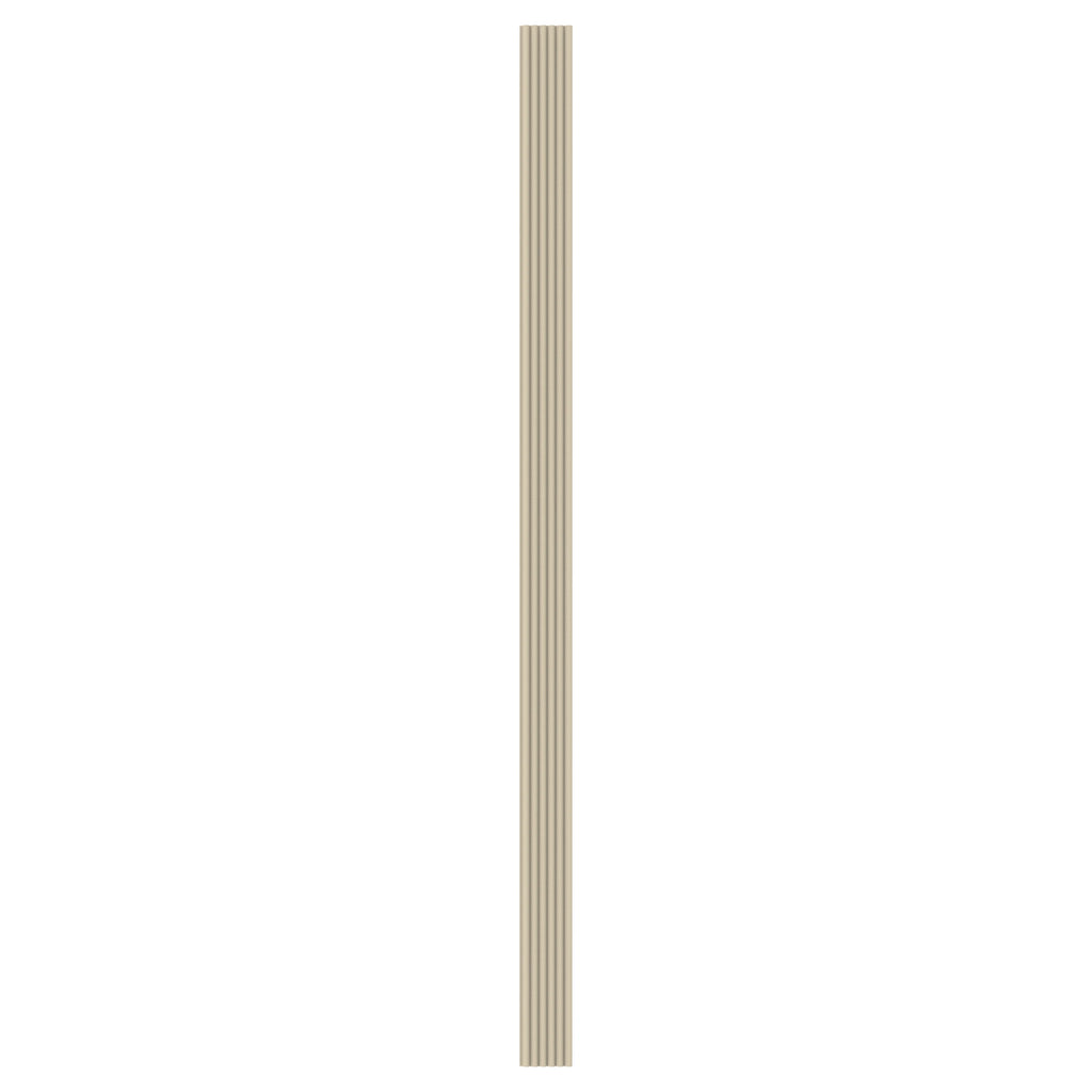 Aluvo Half Round Cream Waterproof Wall Panel