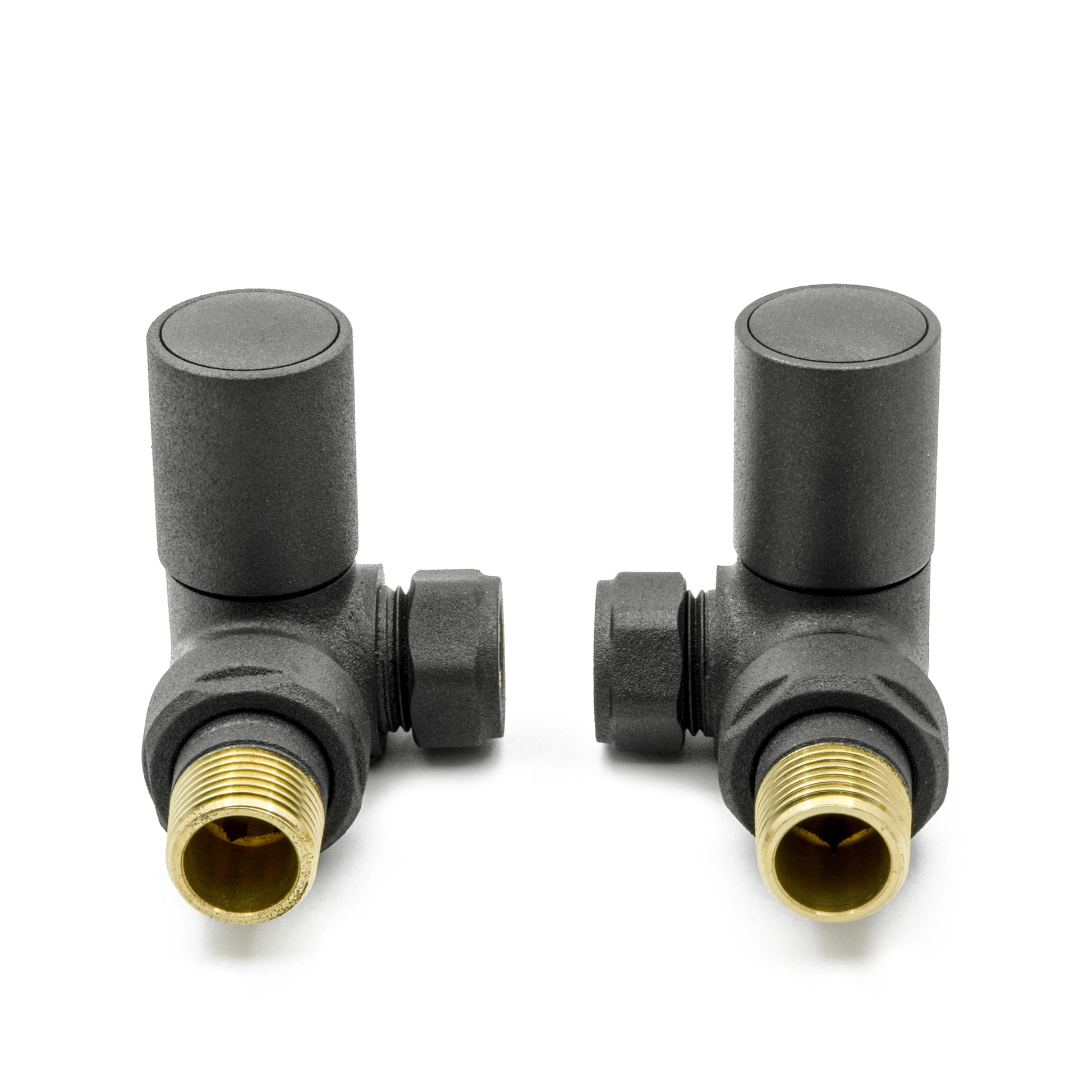 Crova Reina Corner Radiator Valves and LockShield