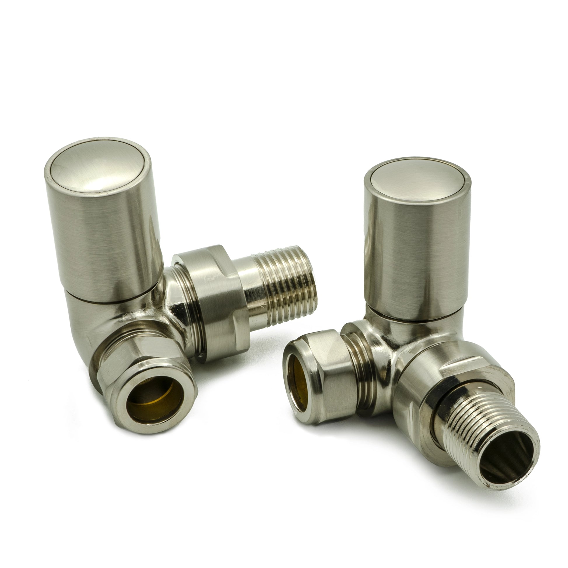 Crova Reina Corner Radiator Valves and LockShield