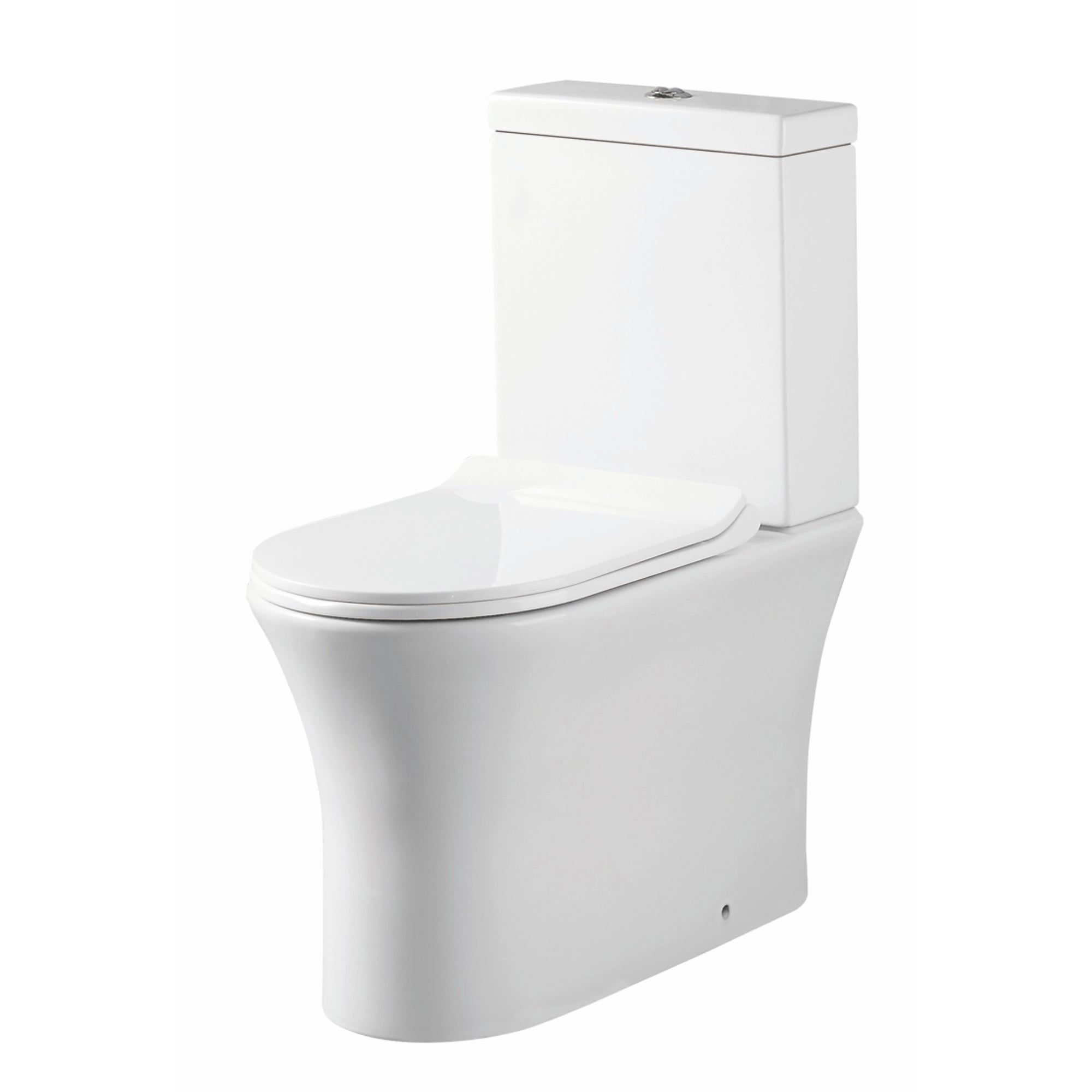 Deia Comfort Height Rimless Closed Back Scudo WC Toilet with Soft Close Seat Option
