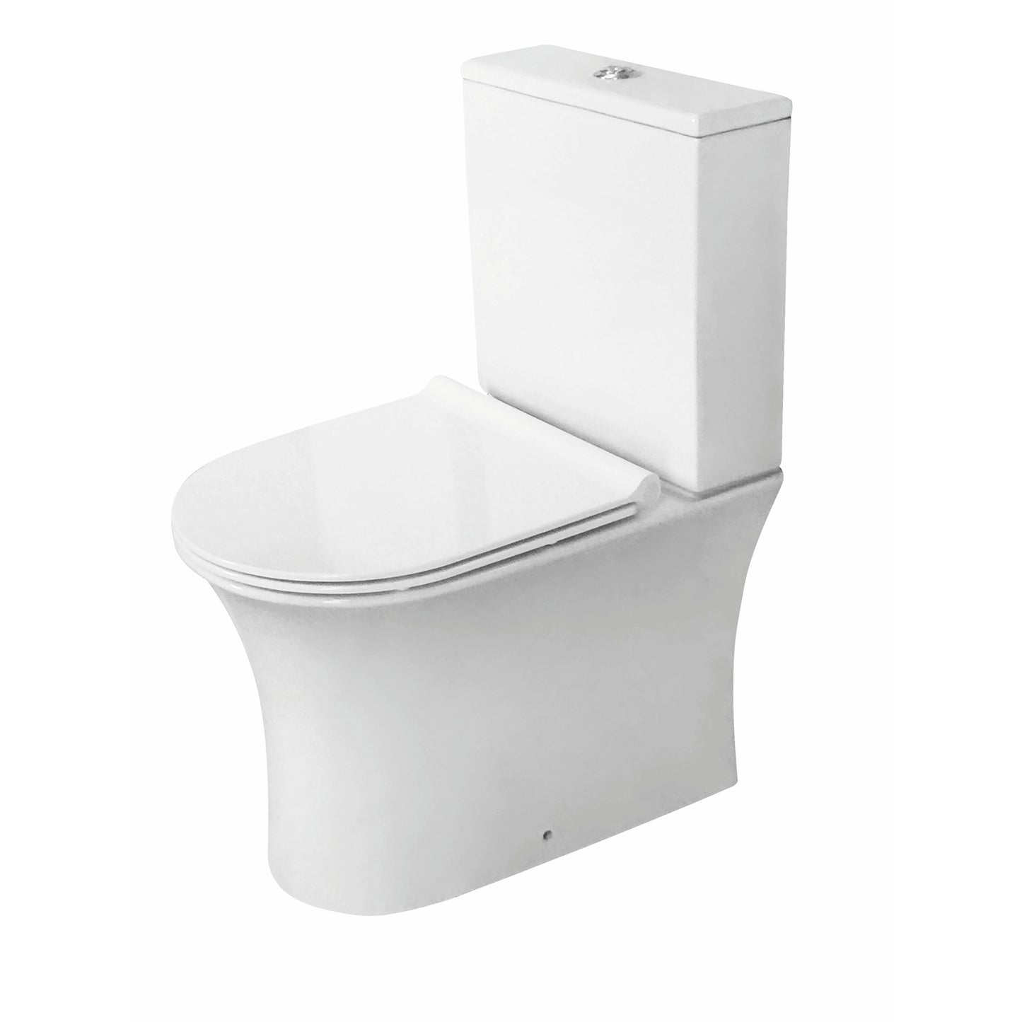 Deia Rimless Closed Back Scudo WC Toilet with Soft Close Seat Option