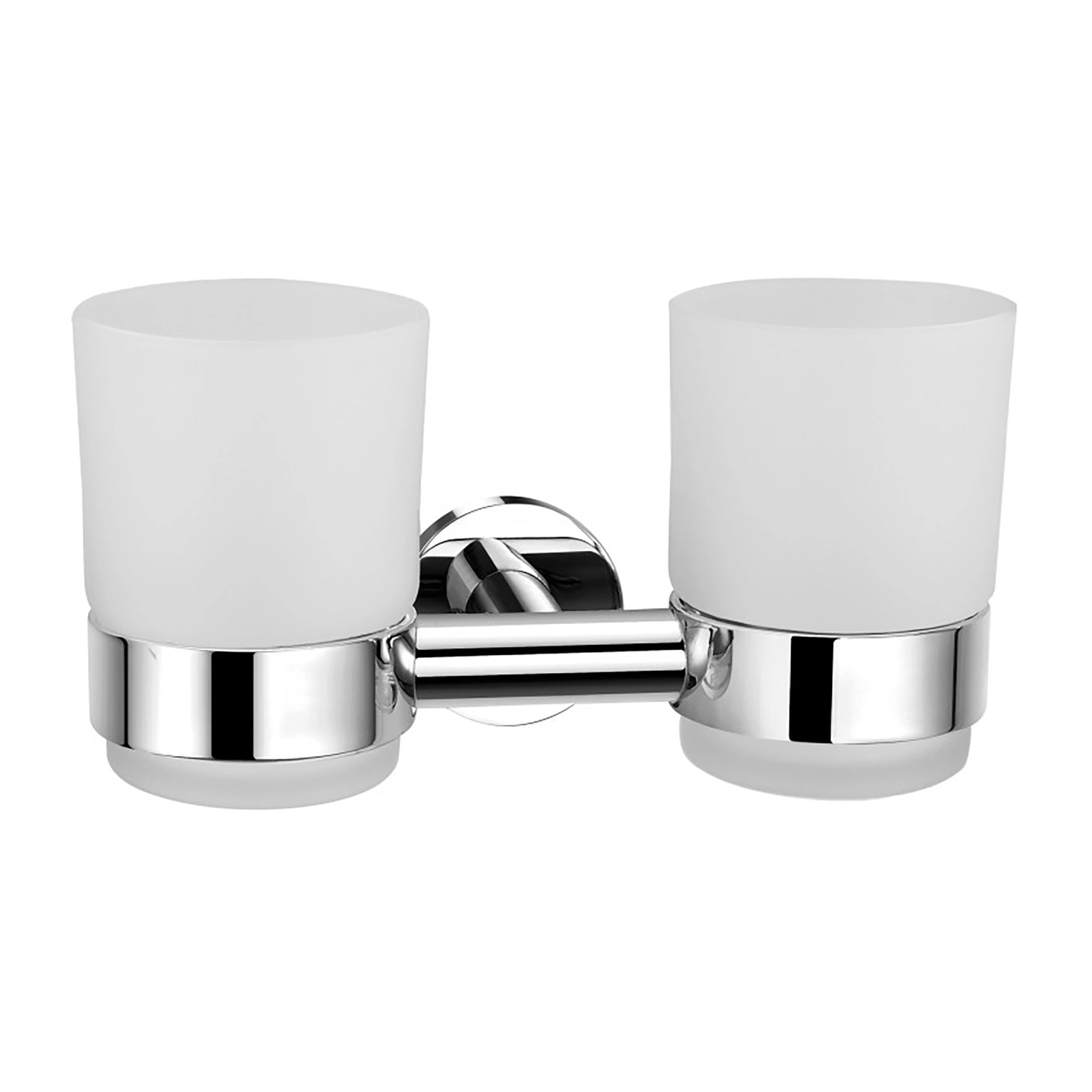 Delta Chrome Double Tumbler & Holder