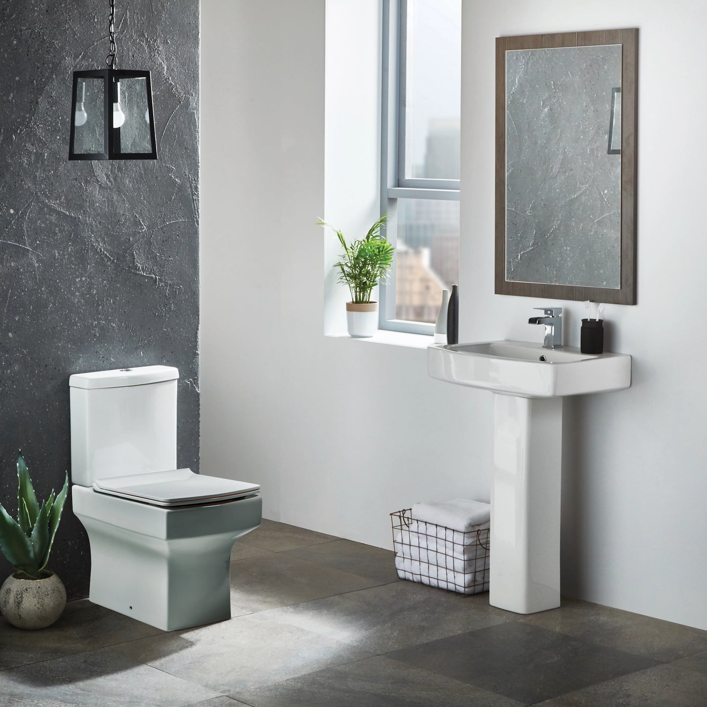 Denza Open Back Scudo WC Toilet with Soft Close Seat Option