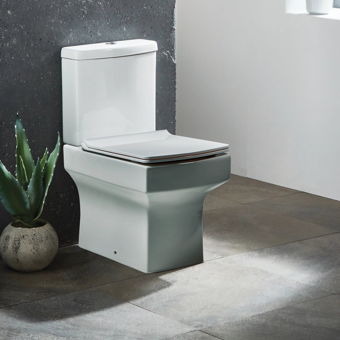 Denza Open Back Scudo WC Toilet with Soft Close Seat Option