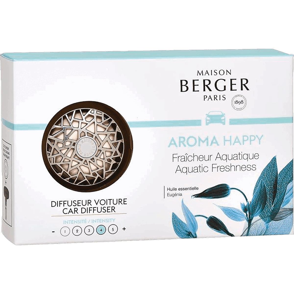 Aroma Happy Aquatic Freshness Car Diffuser Gift Set