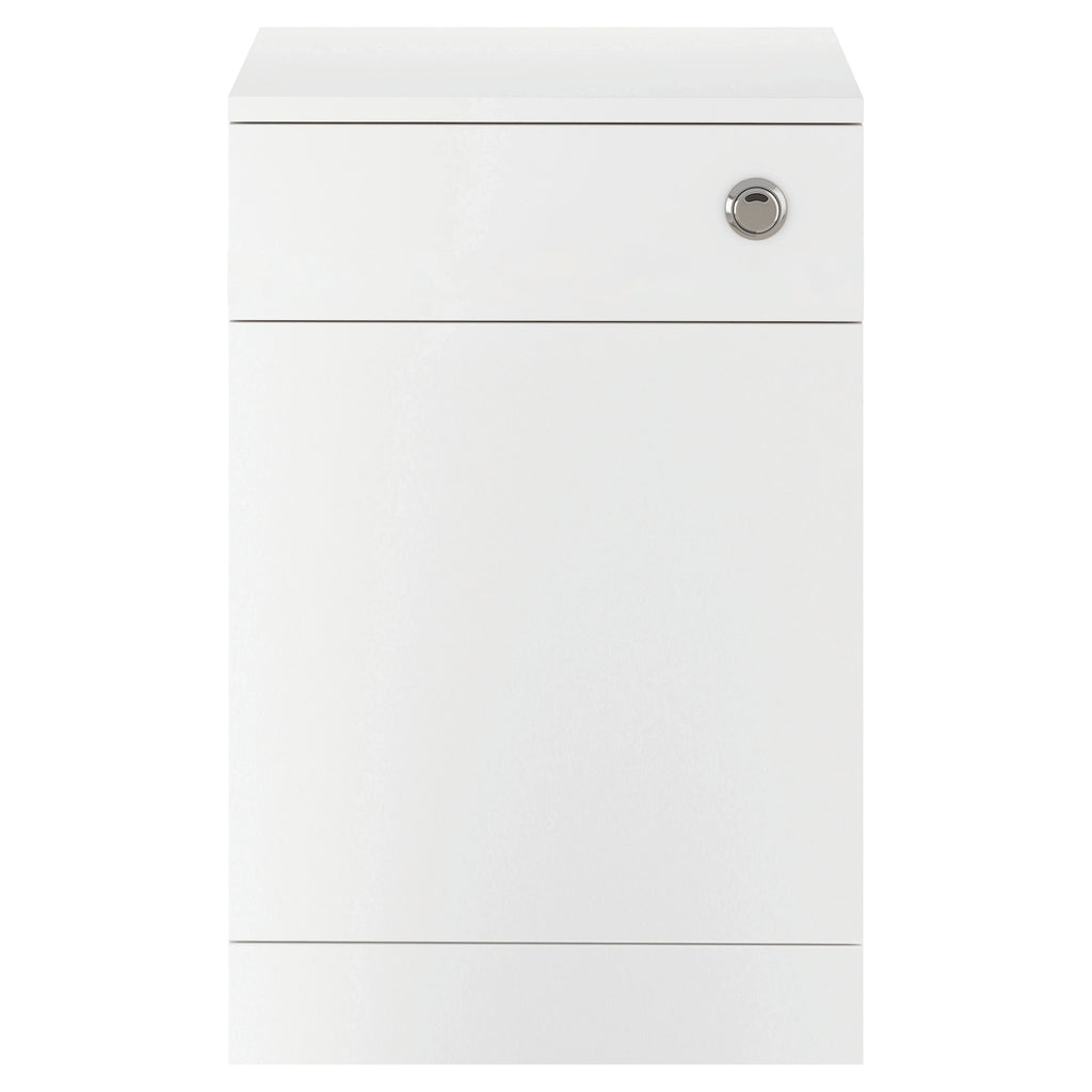 Sinda Floor Bathroom Set with Standing Basin Sink Vanity Unit WC Unit and Back to Wall Pan