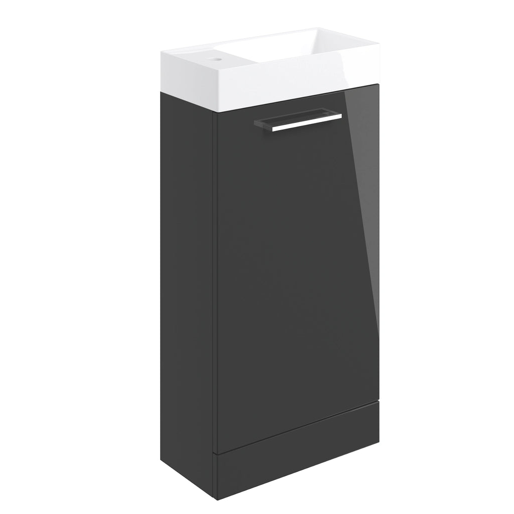 Augusta Floor Standing Cloakroom Basin Door Vanity Unit