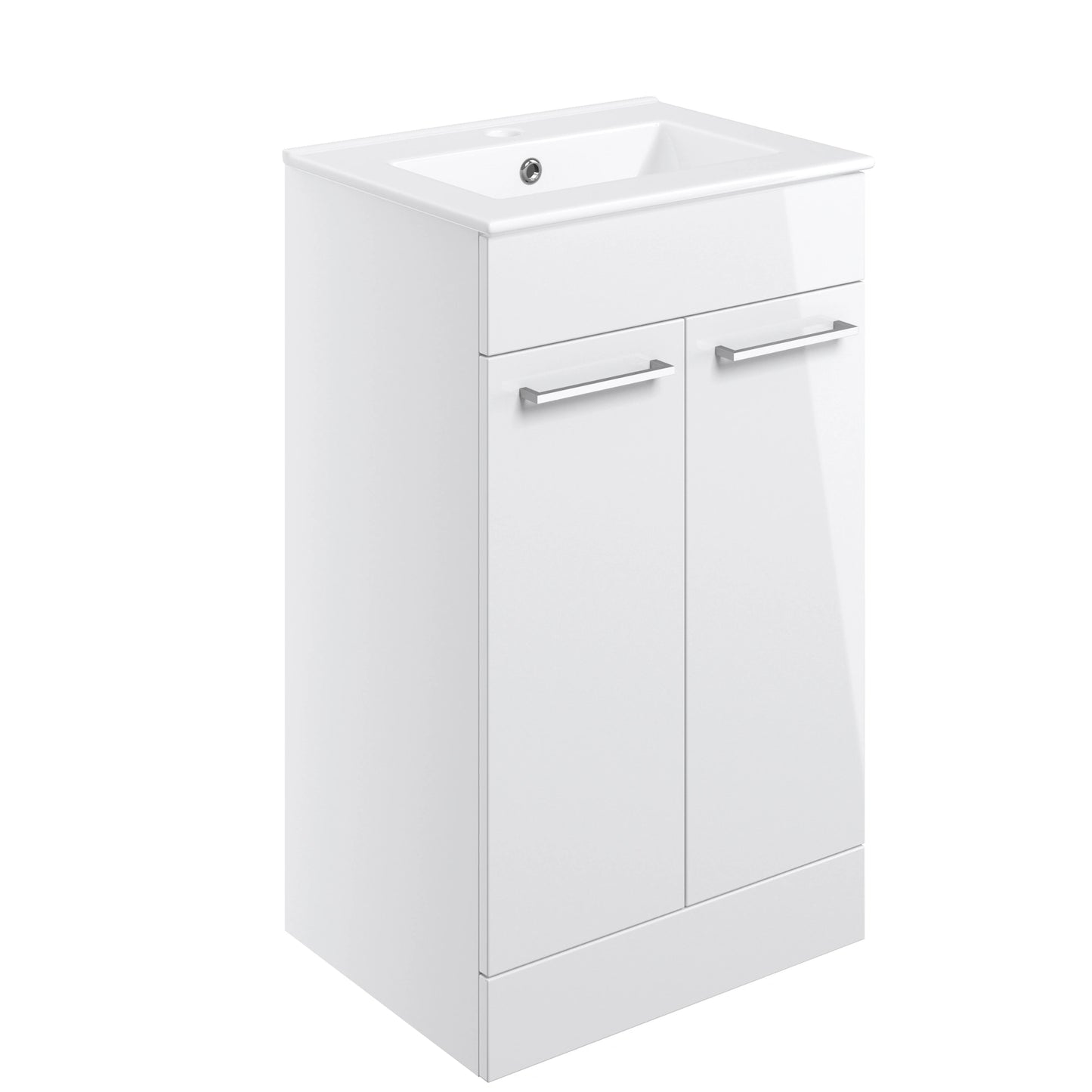 Augusta Floor Standing Basin Vanity Unit and Back to Wall Toilet Bathroom Suite