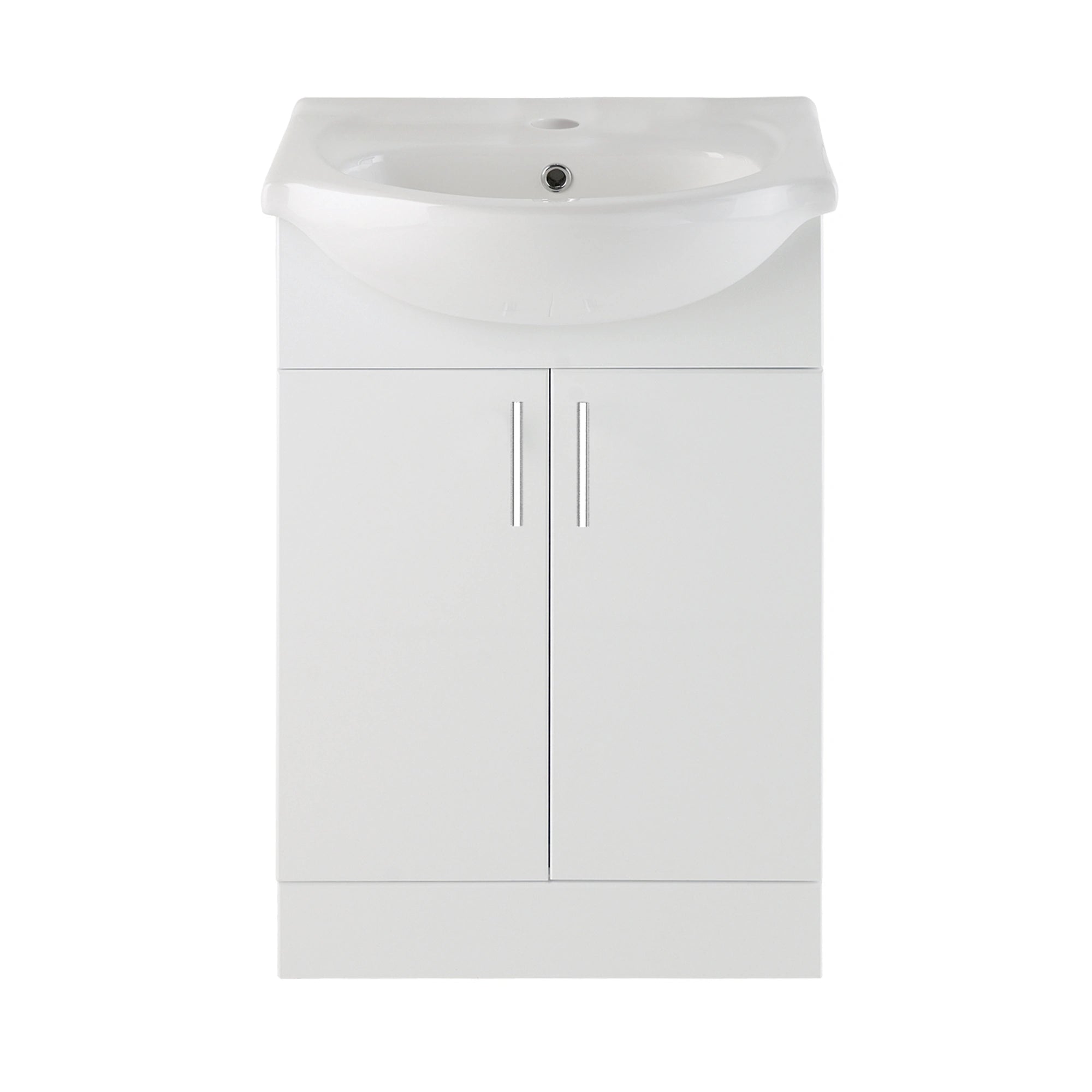 Sinda Full Designer Bathroom Suite with Shower Enclosure Toilet and Vanity Unit
