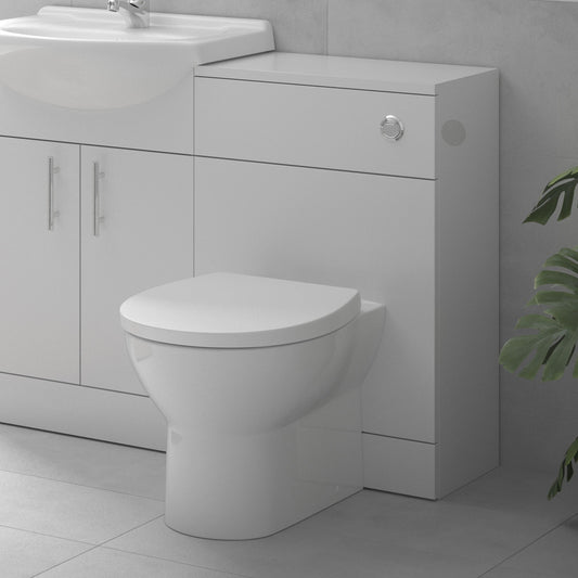 Norcia Rimless Back to Wall WC Toilet with Soft Close Seat