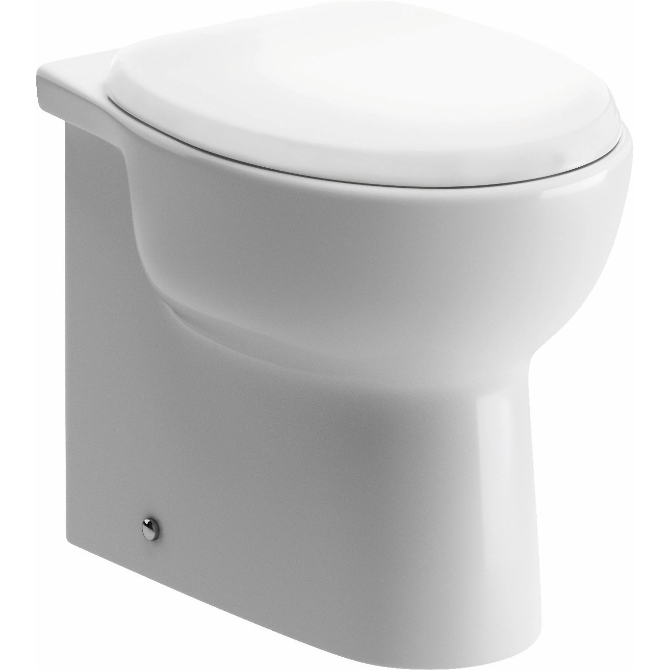 Laurino Rimless Back to Wall WC Toilet with Soft Close Seat