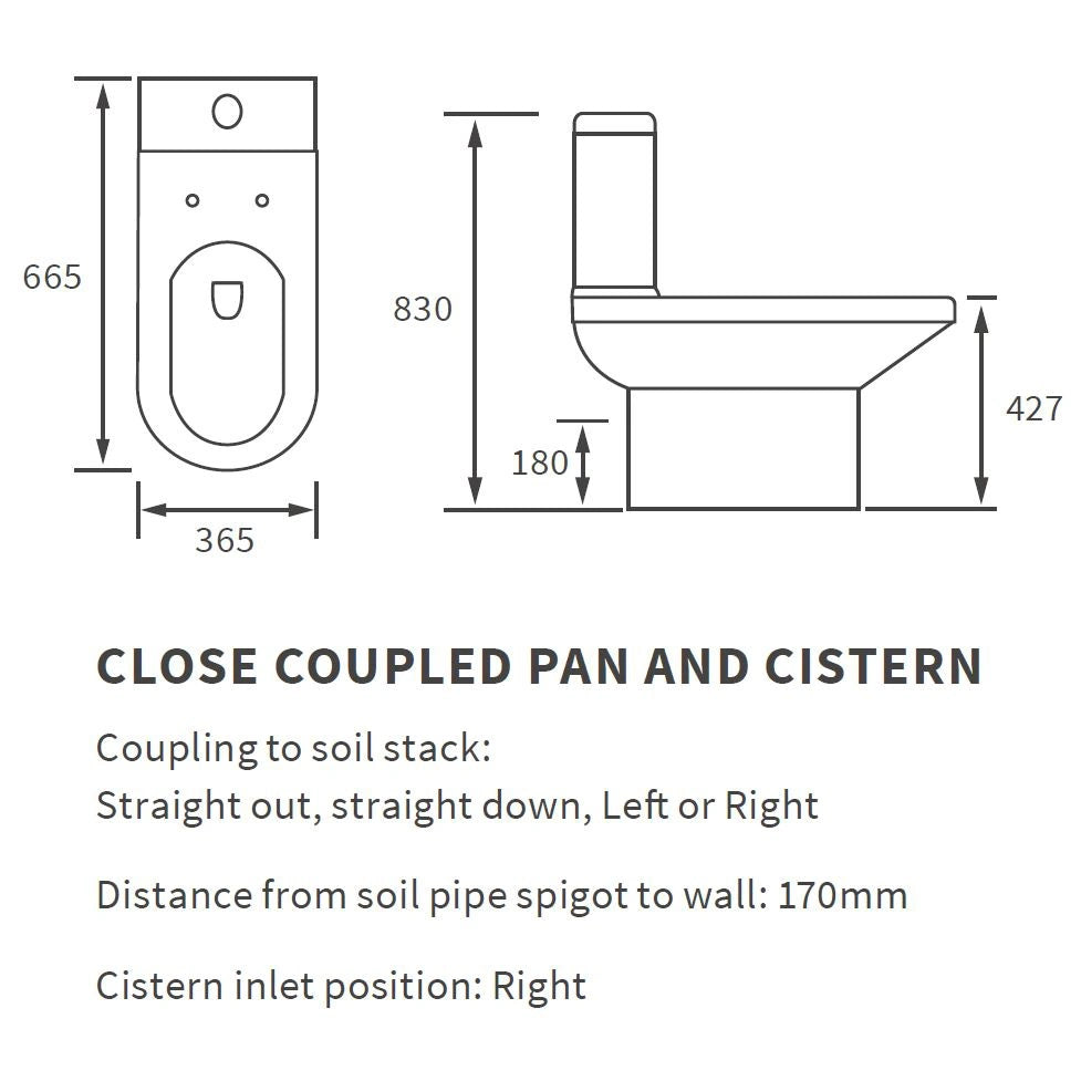 Augusta Floor Standing Cloakroom Basin Vanity Unit and Open Back WC Toilet Bathroom Suite