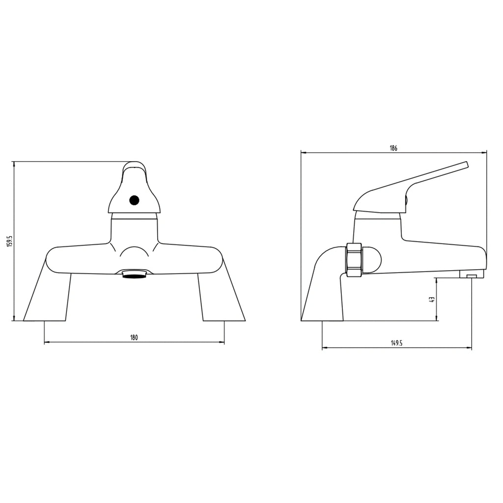 Sinda Full Designer Bathroom Suite with Bath Toilet and Vanity Unit