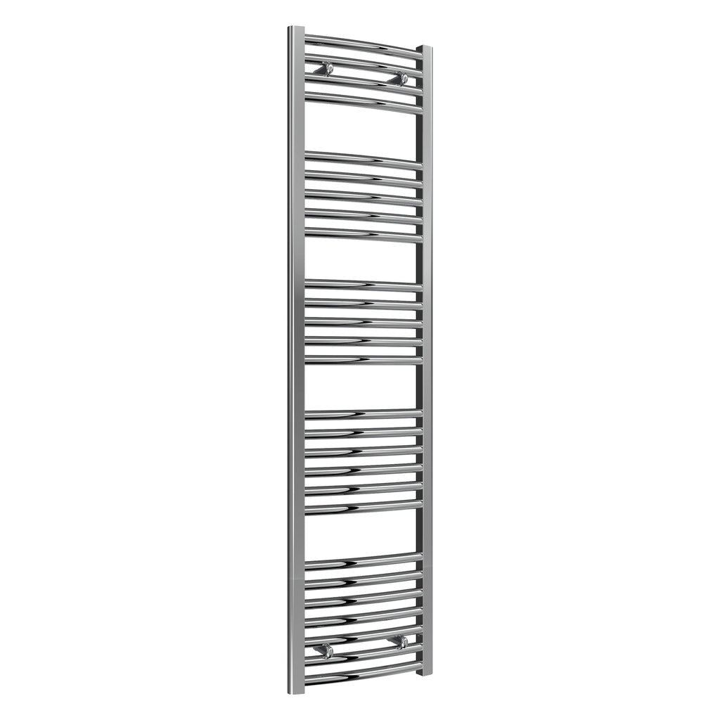 Diva Reina Designer Chrome Curved Towel Rail Radiator