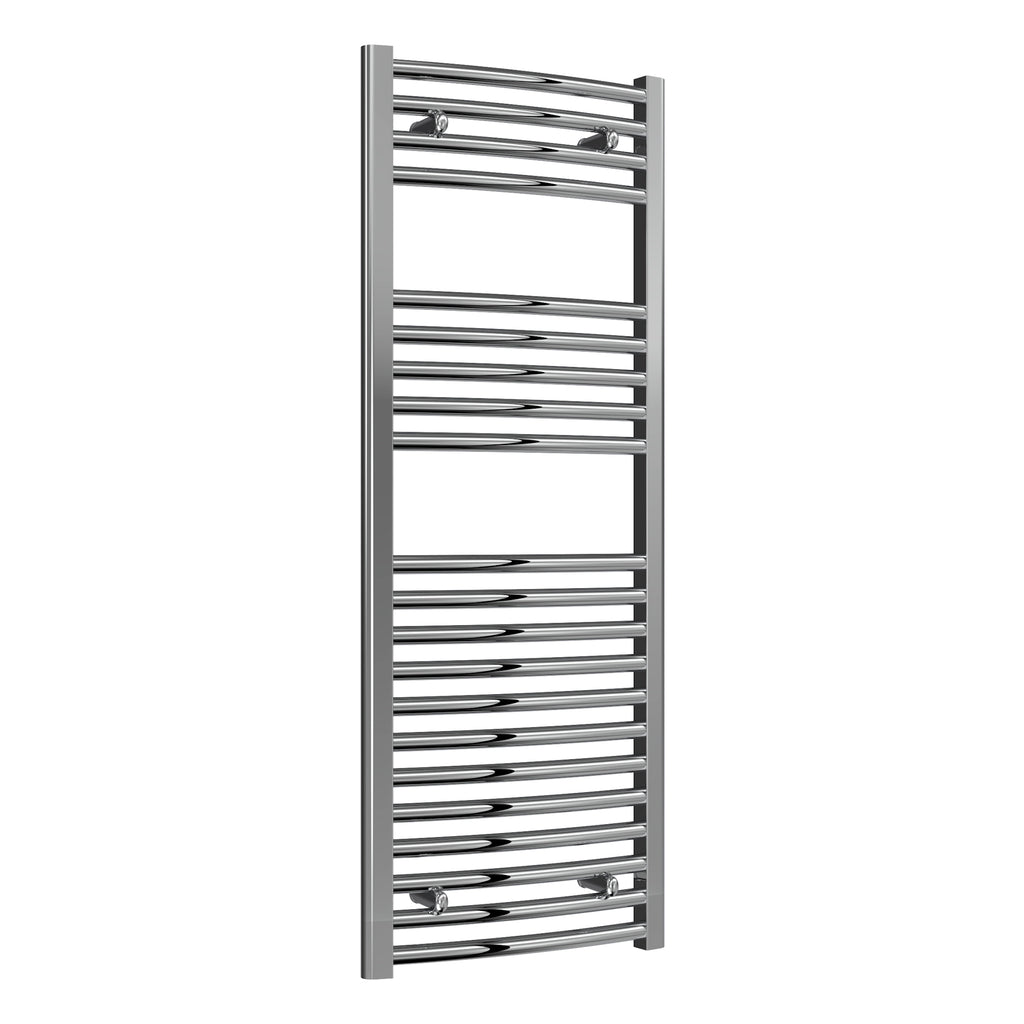 Diva Reina Designer Chrome Curved Towel Rail Radiator