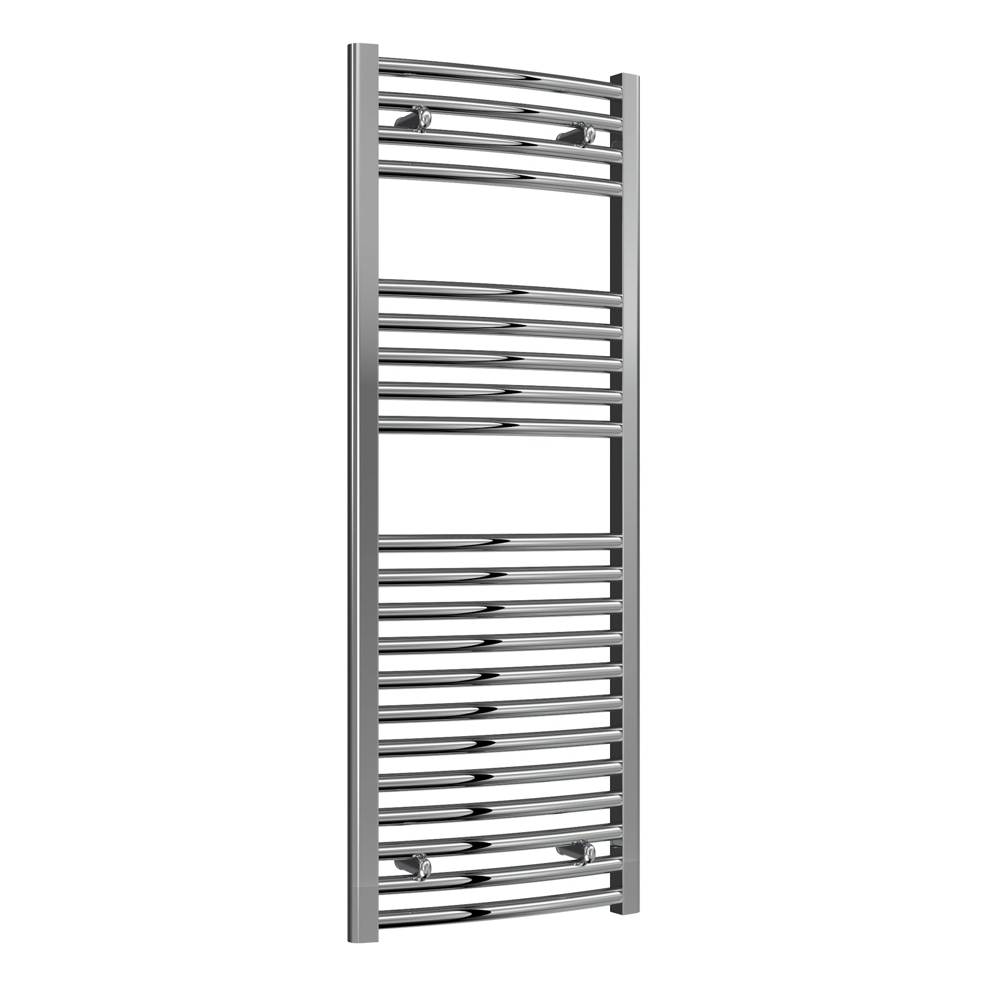 Diva Reina Designer Chrome Curved Towel Rail Radiator