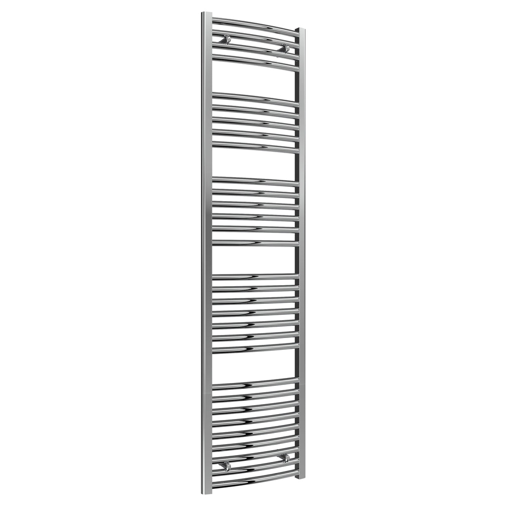Diva Reina Designer Chrome Curved Towel Rail Radiator