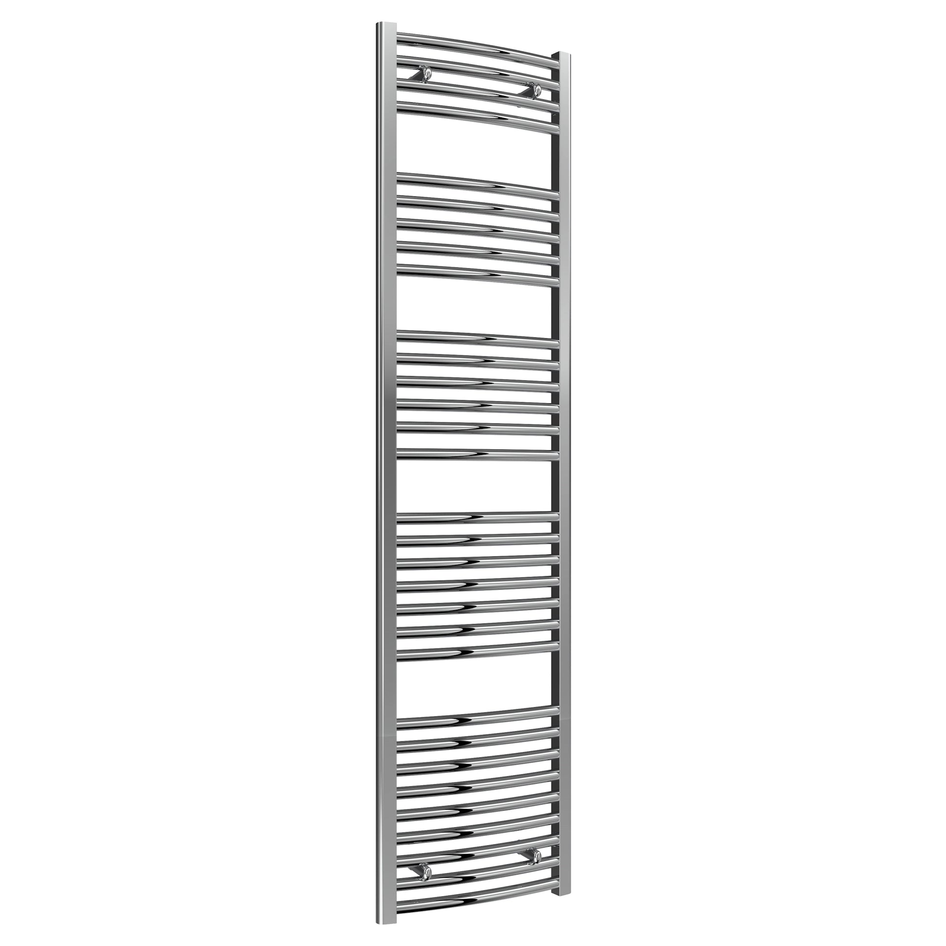 Diva Reina Designer Chrome Curved Towel Rail Radiator