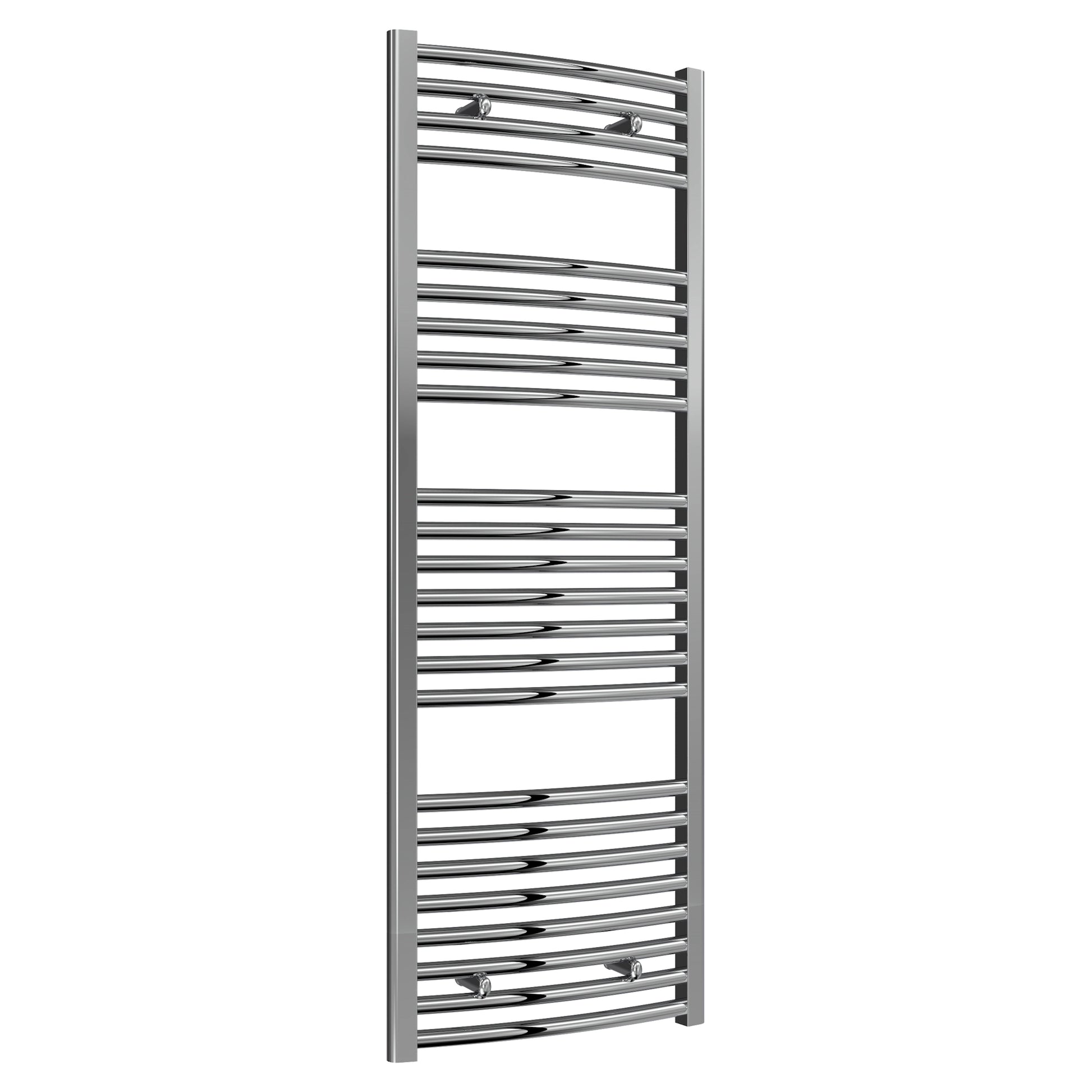 Diva Reina Designer Chrome Curved Towel Rail Radiator