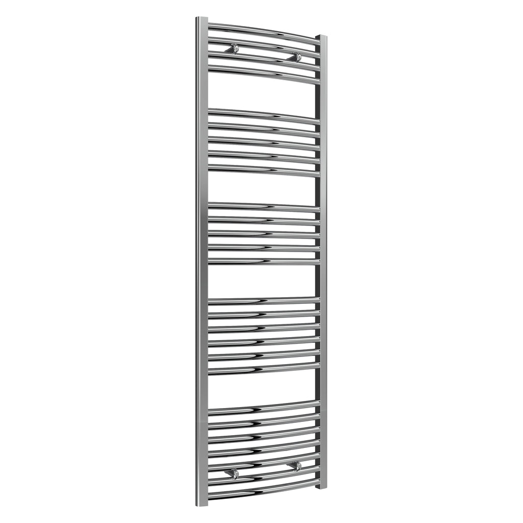 Diva Reina Designer Chrome Curved Towel Rail Radiator