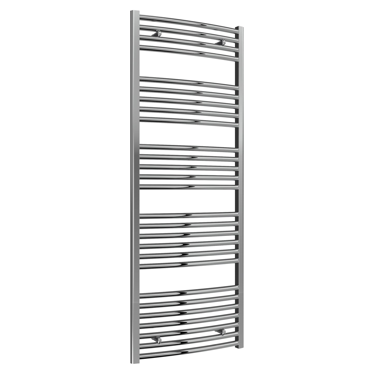 Diva Reina Designer Chrome Curved Towel Rail Radiator