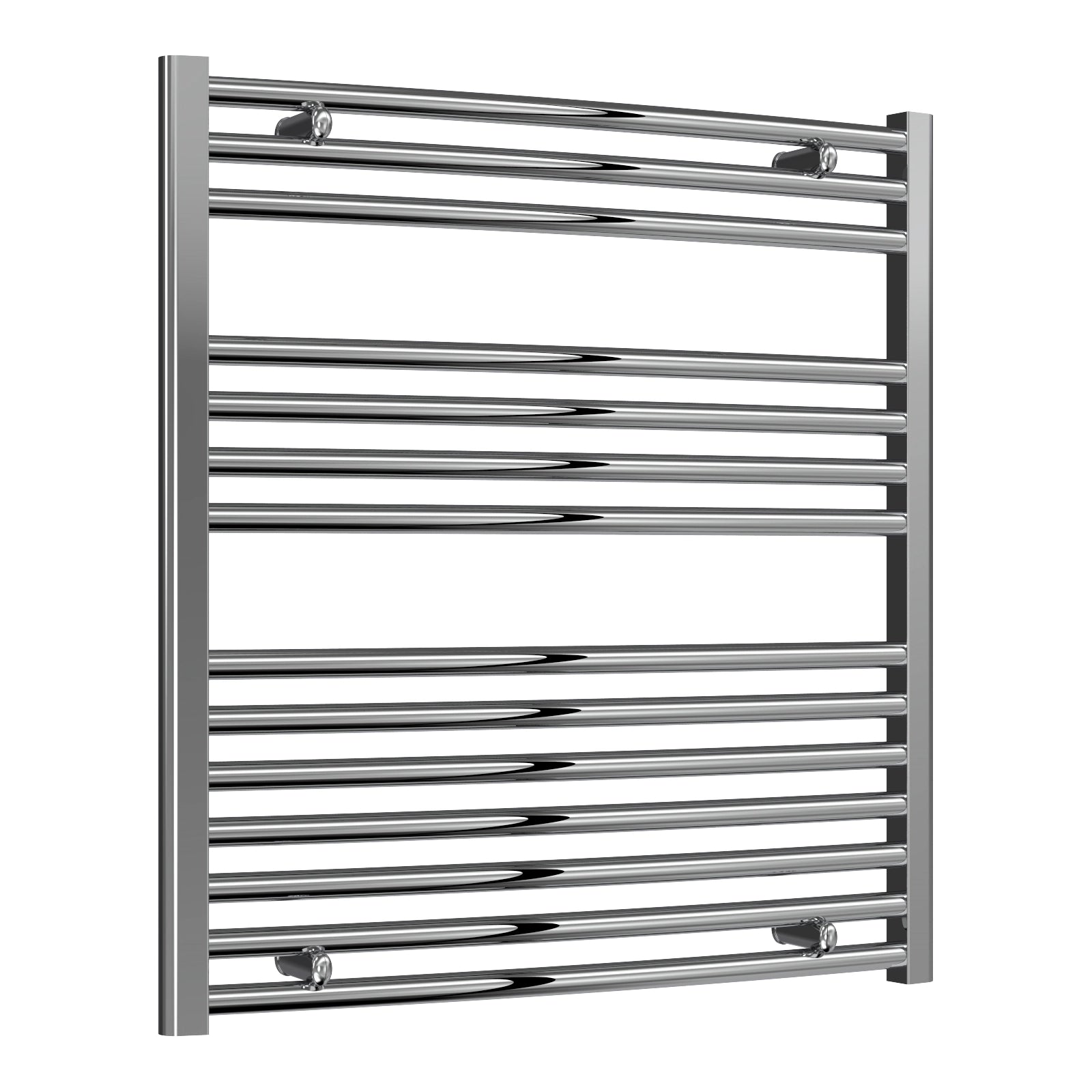 Diva Reina Designer Chrome Curved Towel Rail Radiator