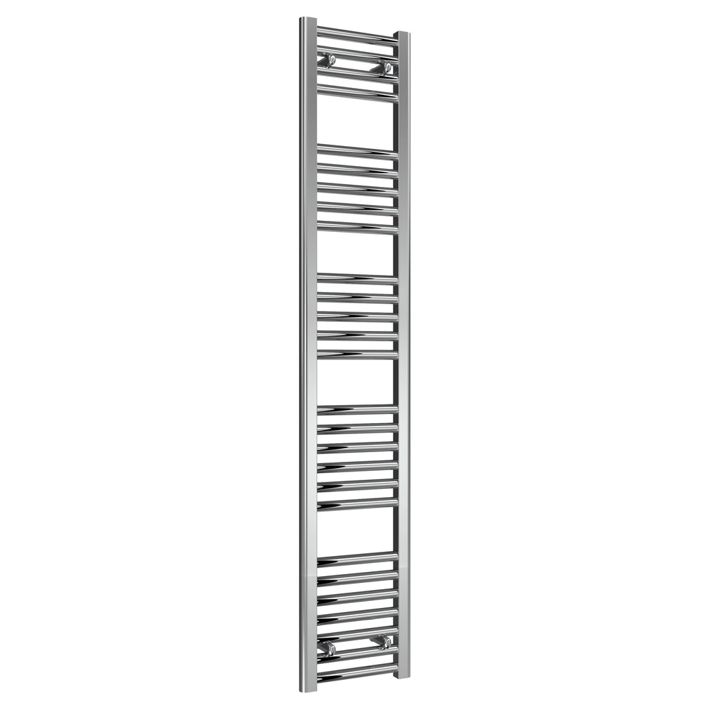 Diva Reina Designer Chrome Straight Towel Rail Radiator