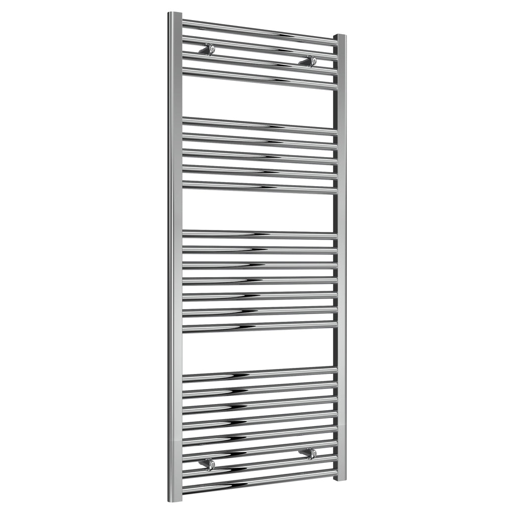 Diva Reina Designer Chrome Straight Towel Rail Radiator