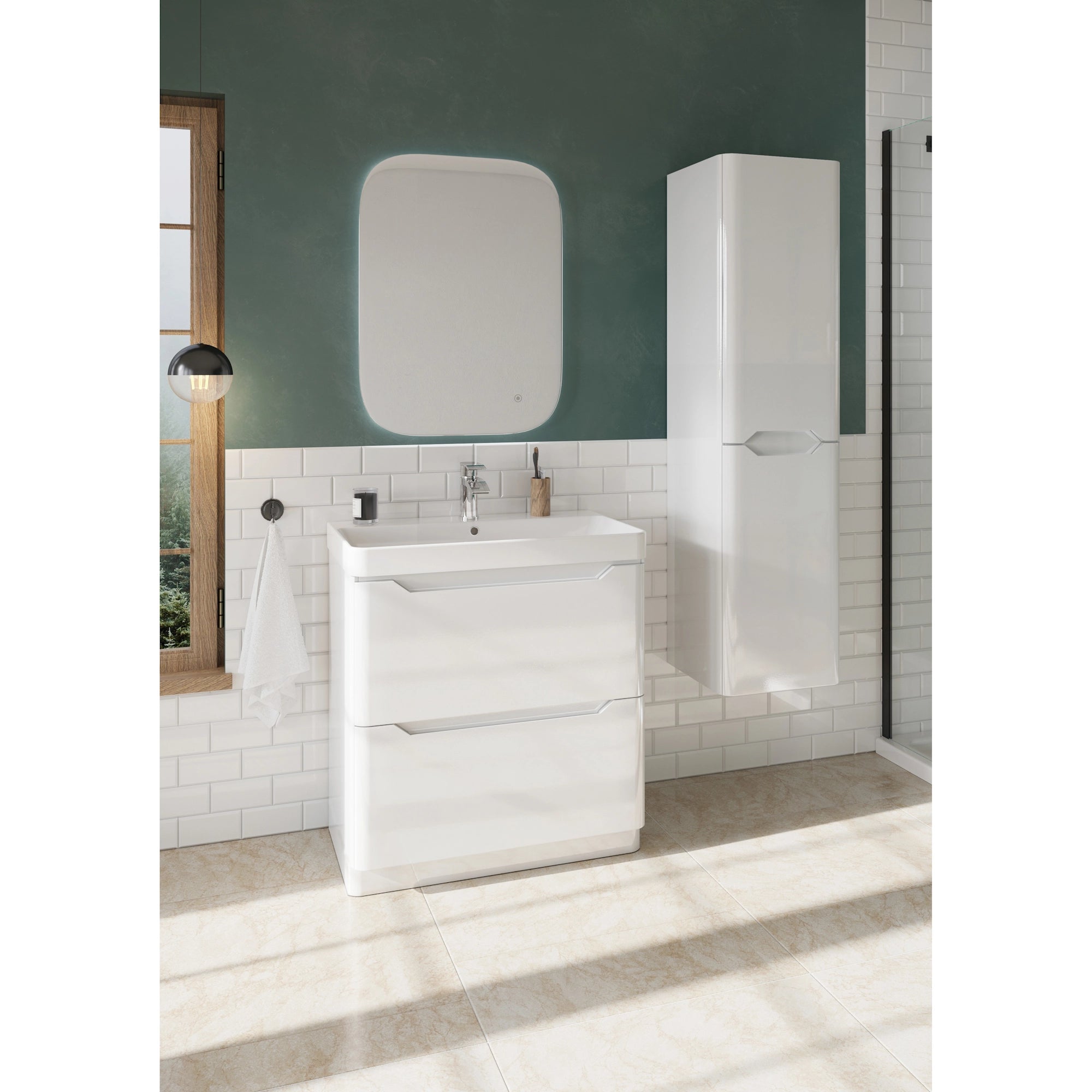 Ella Floor Standing Basin Sink Vanity Unit