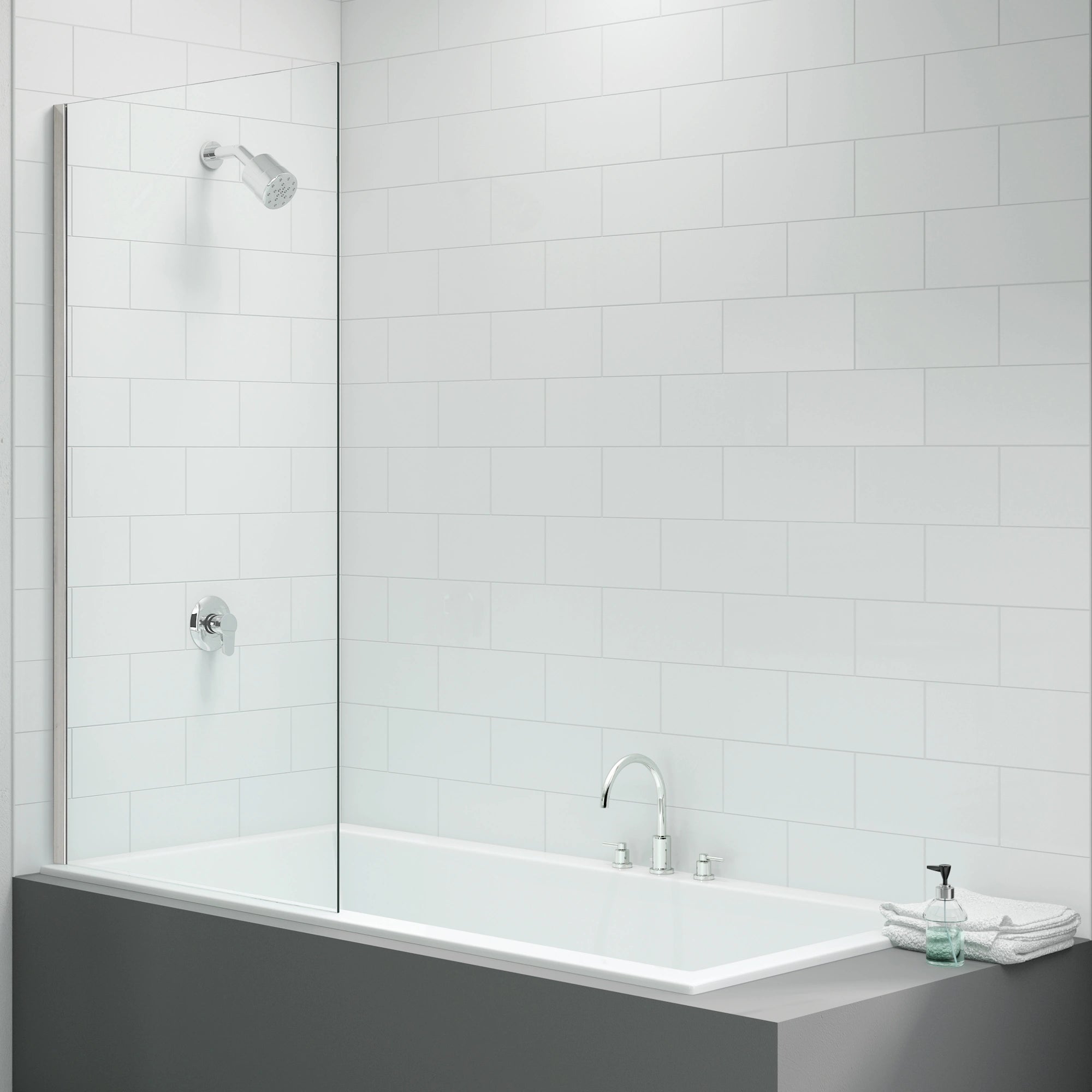 Merlyn Vivid Single Fixed Bath Screen 800 x 1500mm