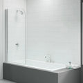 Merlyn Vivid Single Curved Hinged Bath Screen 800 x 1500mm