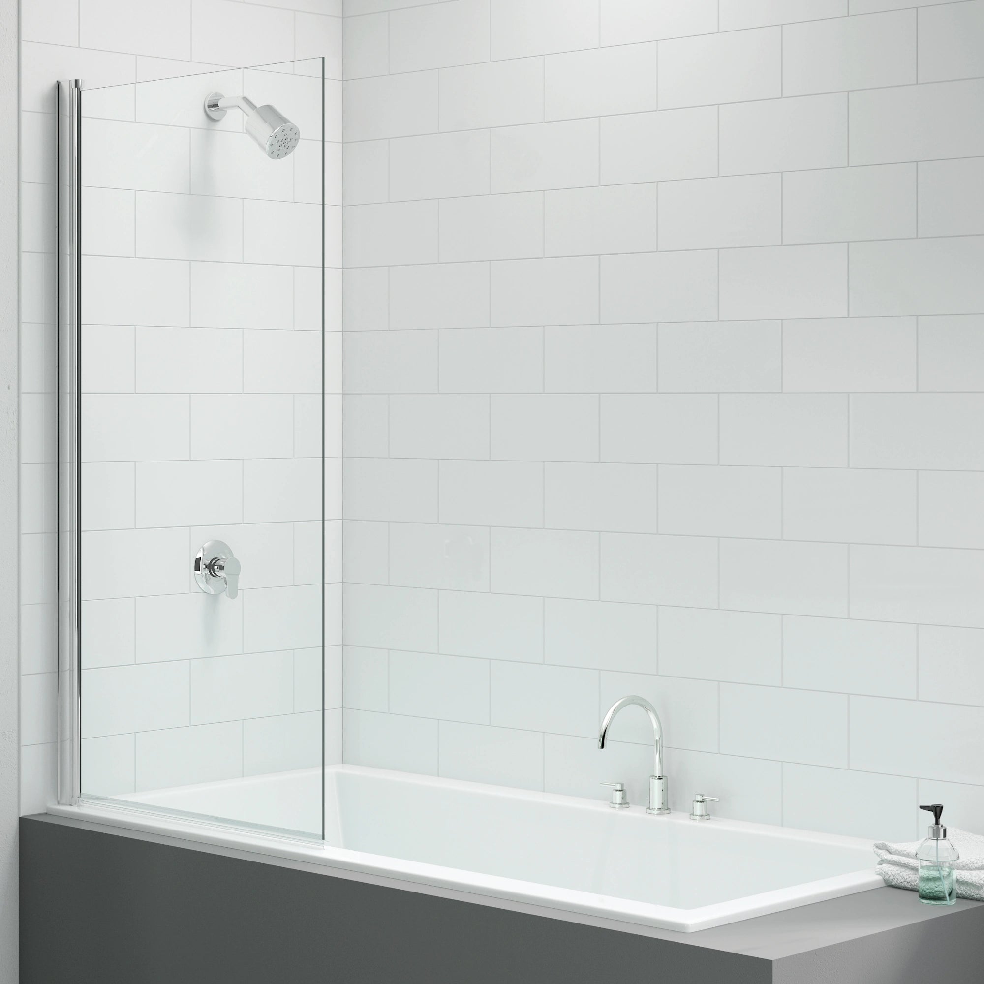Merlyn Vivid Single Hinged Bath Screen 800 x 1500mm