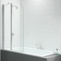 Merlyn Vivid Two Panel Folding Curved Bath Screen 900 x 1500mm