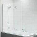 Merlyn Vivid Three Panel Folding Straight Bath Screen 1400 x 1500mm